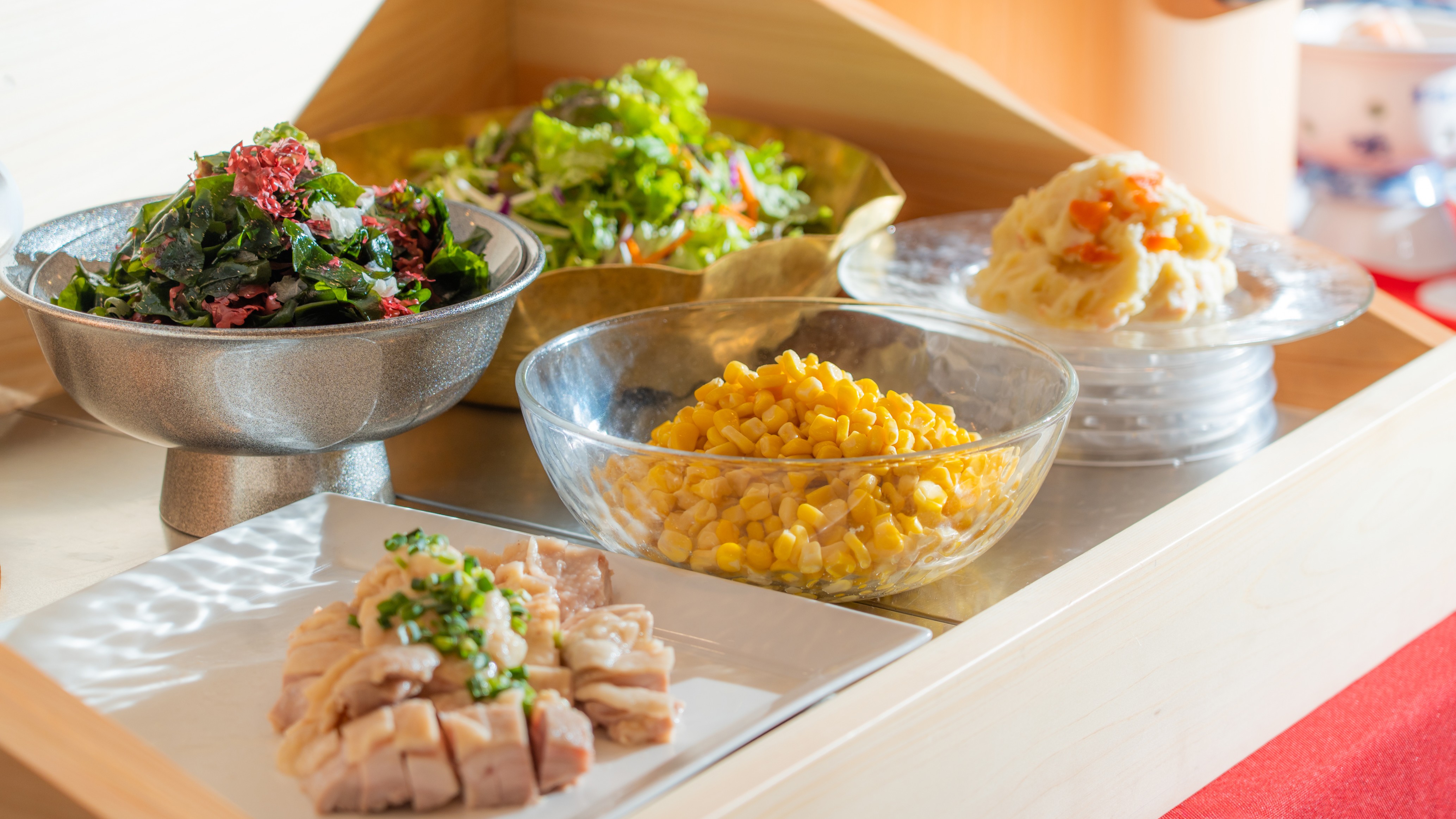 朝食バイキング一例