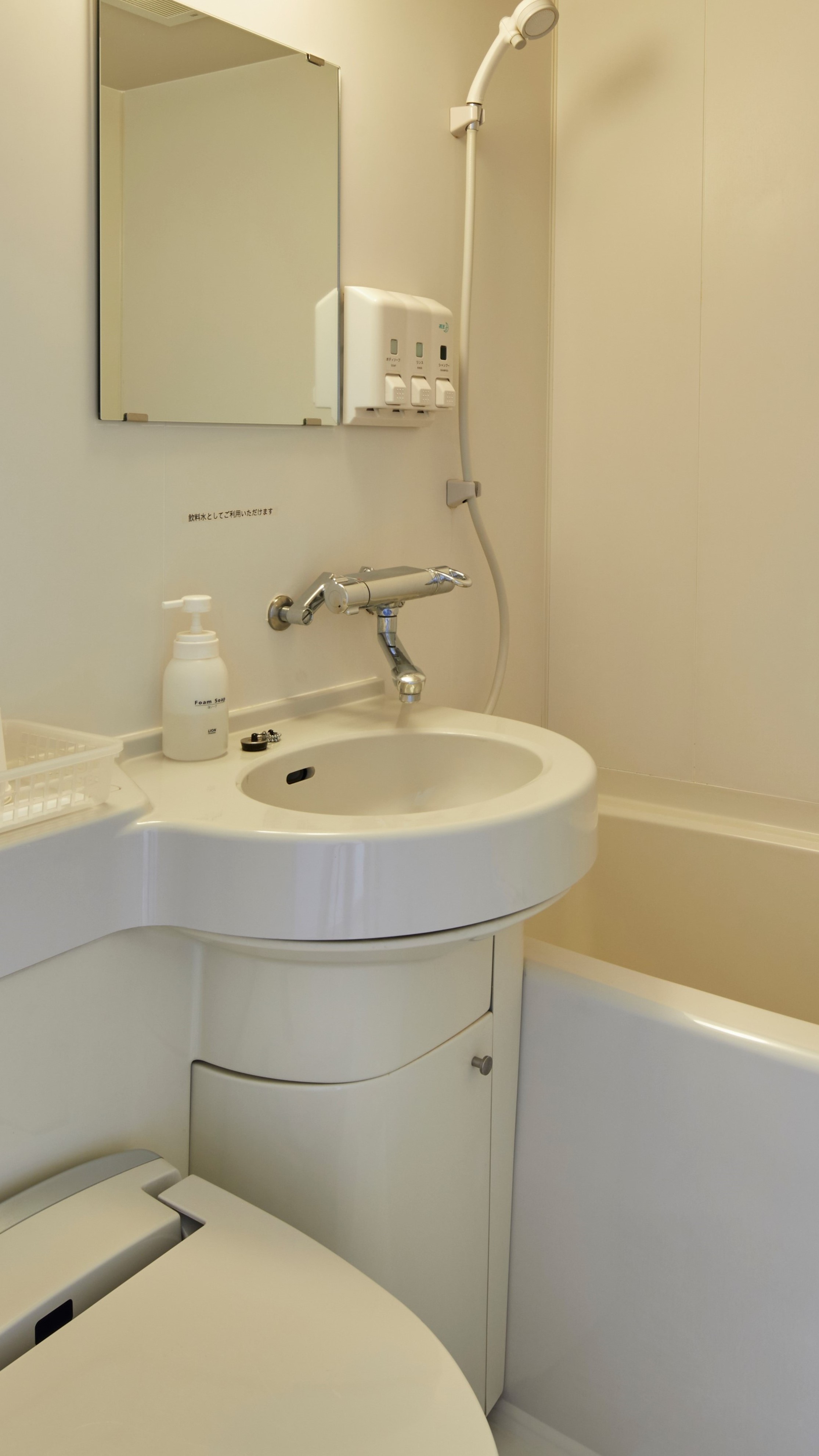 全客室にユニットバス付き