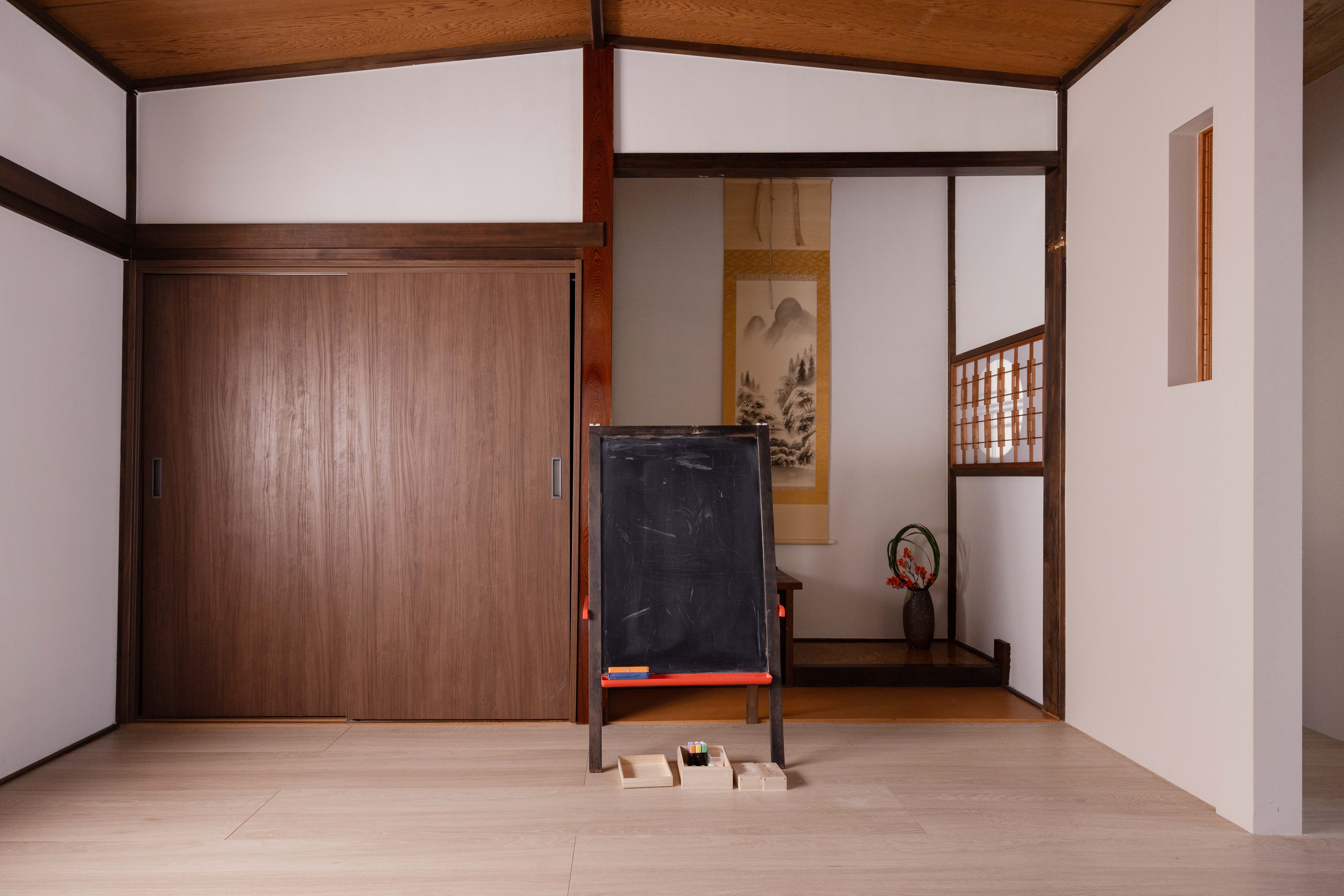 床の間　キッズ黒板