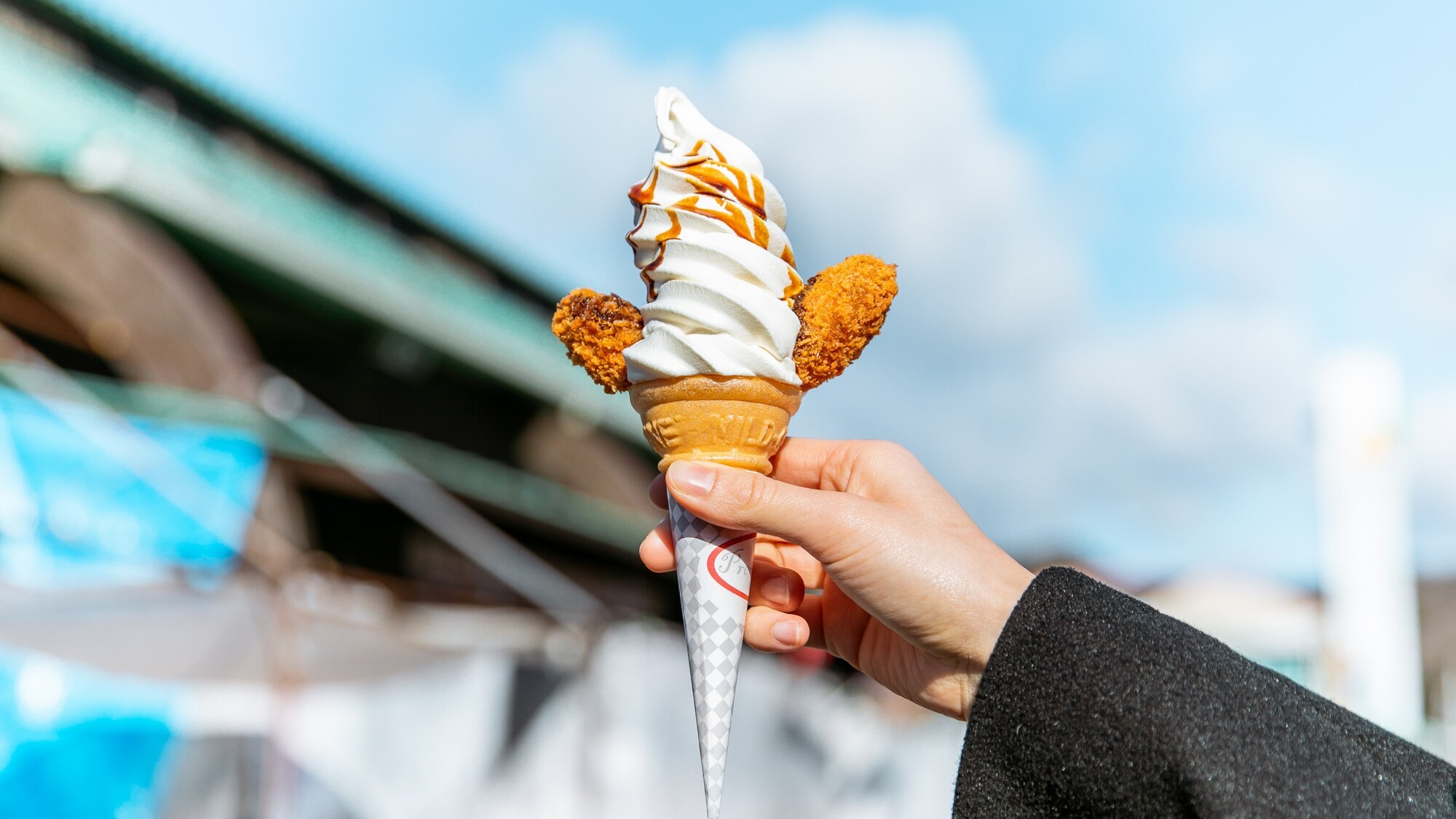 五味の市　カキフライソフト