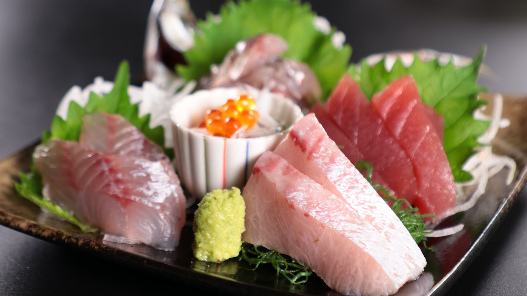 料理_夕食_旬の刺身盛り*