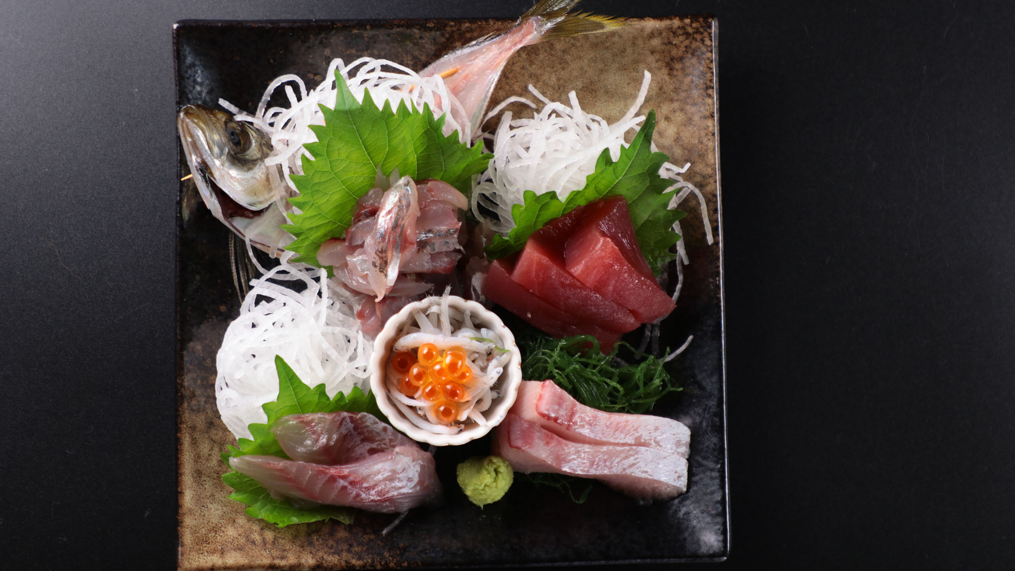 料理_夕食_旬の刺身盛り*