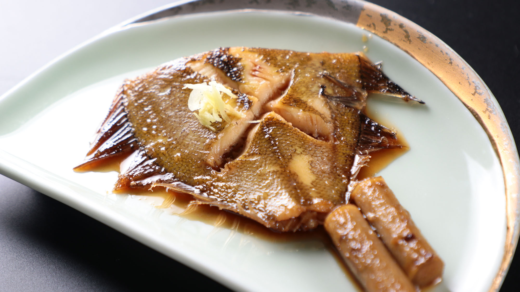 料理_夕食_鰈の煮付*