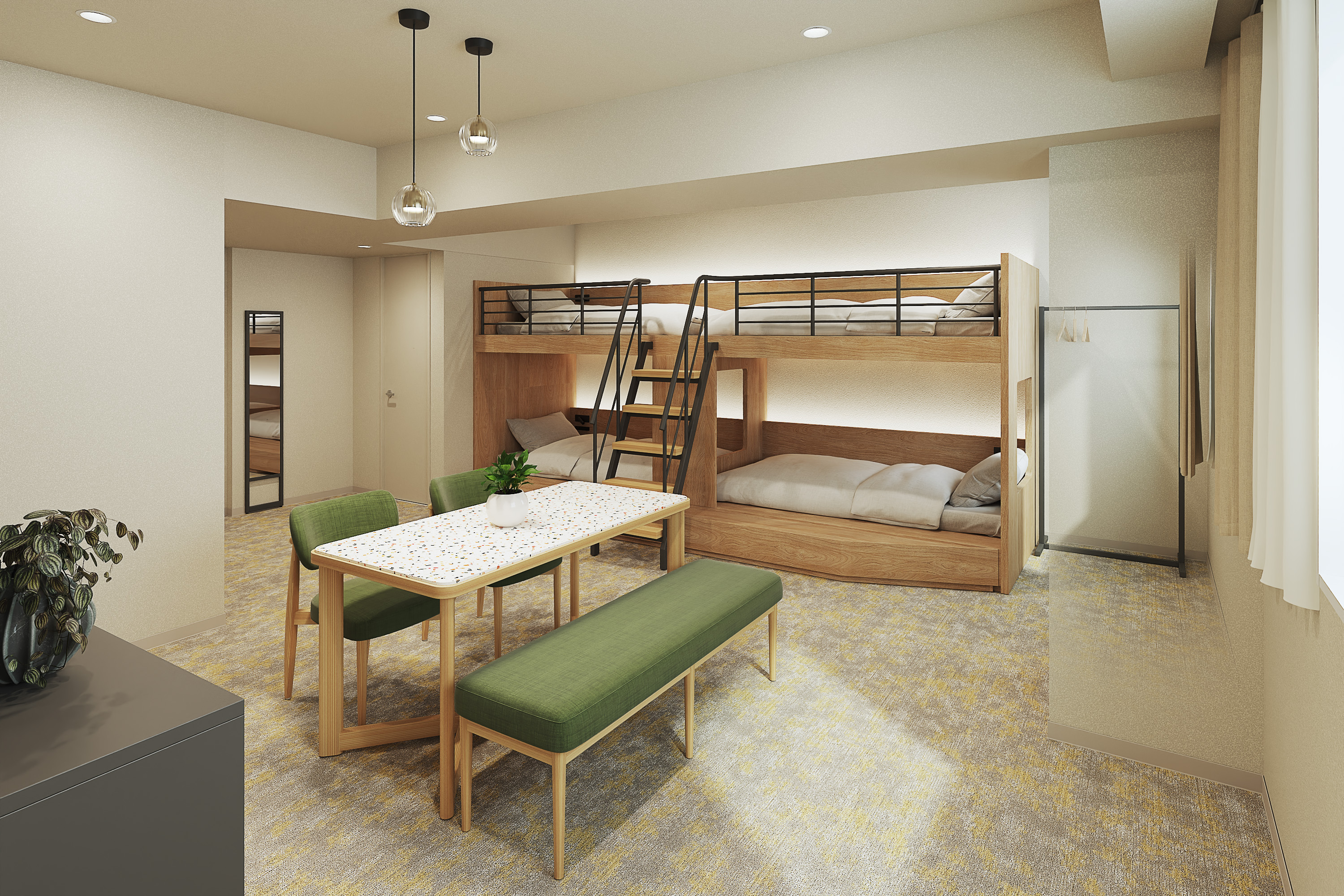 ■Deluxe Bunk Room/37㎡