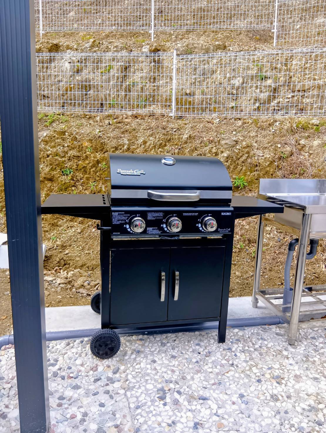 B棟平屋一棟貸切ガスBBQ・焚き火・IHキッチン完備！大多喜の湖畔ヴィラ隠れ家グループステイ最大6名