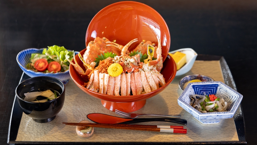 【今季は1/31まで販売！】日本海冬の赤い宝石箱ぷちぷちキラキラ映えDON♪ せいこがに丼プラン