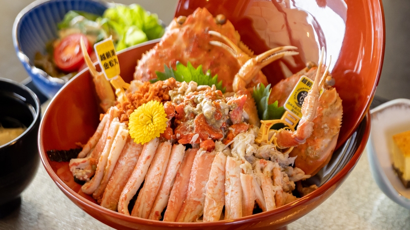 【今季は1/31まで販売！】日本海冬の赤い宝石箱ぷちぷちキラキラ映えDON♪ せいこがに丼プラン