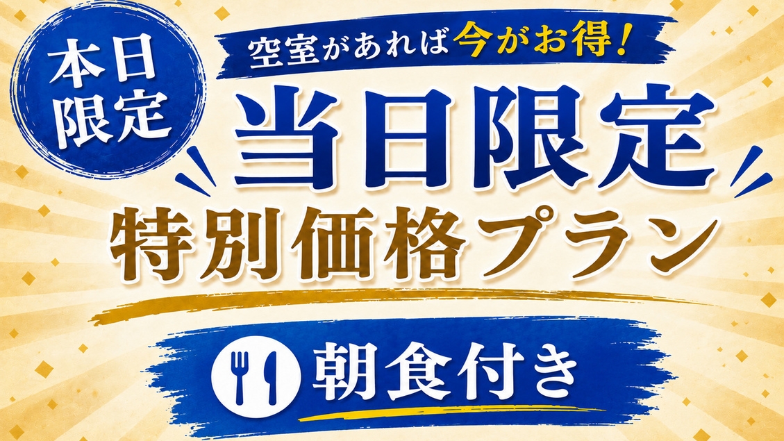 【当日限定＊特別価格】お得にステイ♪朝は発酵食ご膳★１泊朝食付きプラン