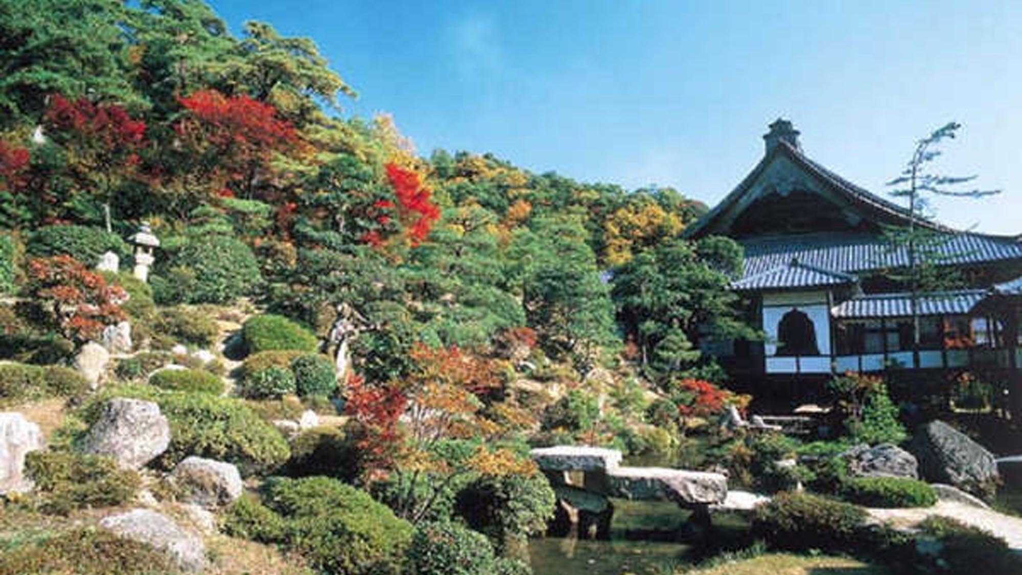 【西福寺】敦賀市街地の西、大原山麓にあり、四季折々の表情を見せてくれます。宿から１０分。