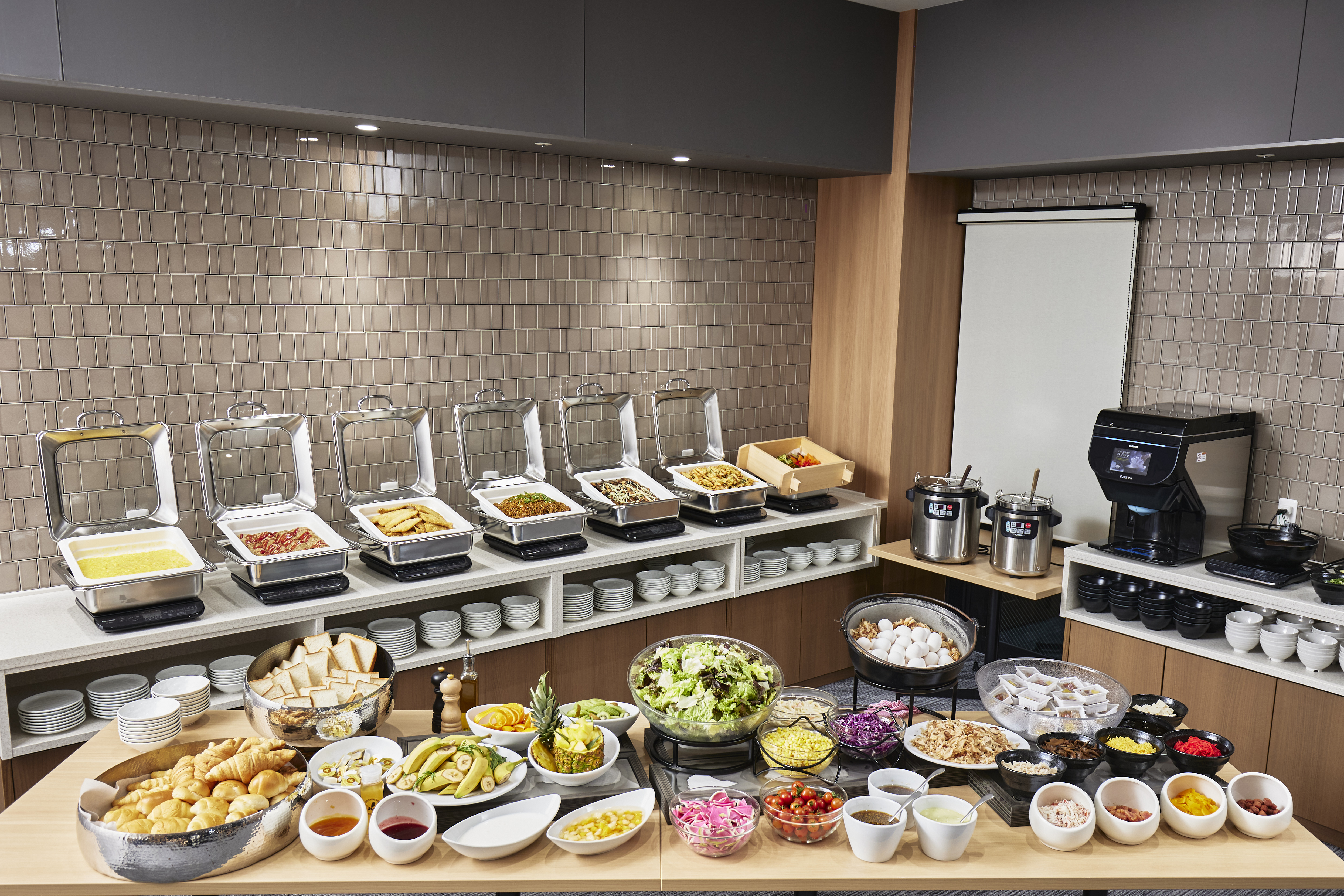 朝食ビュッフェ