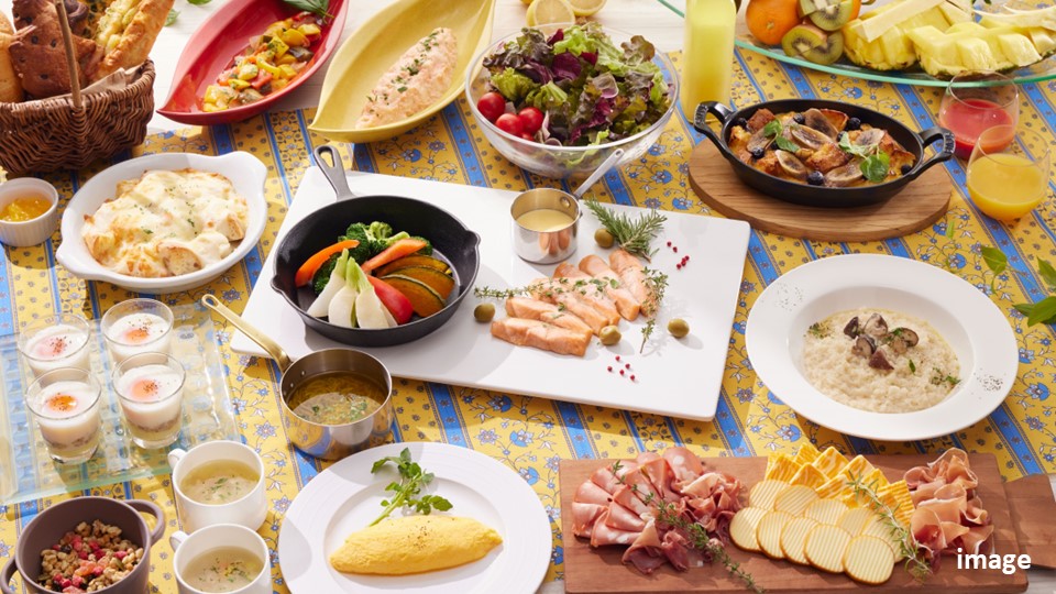 朝食ブッフェ