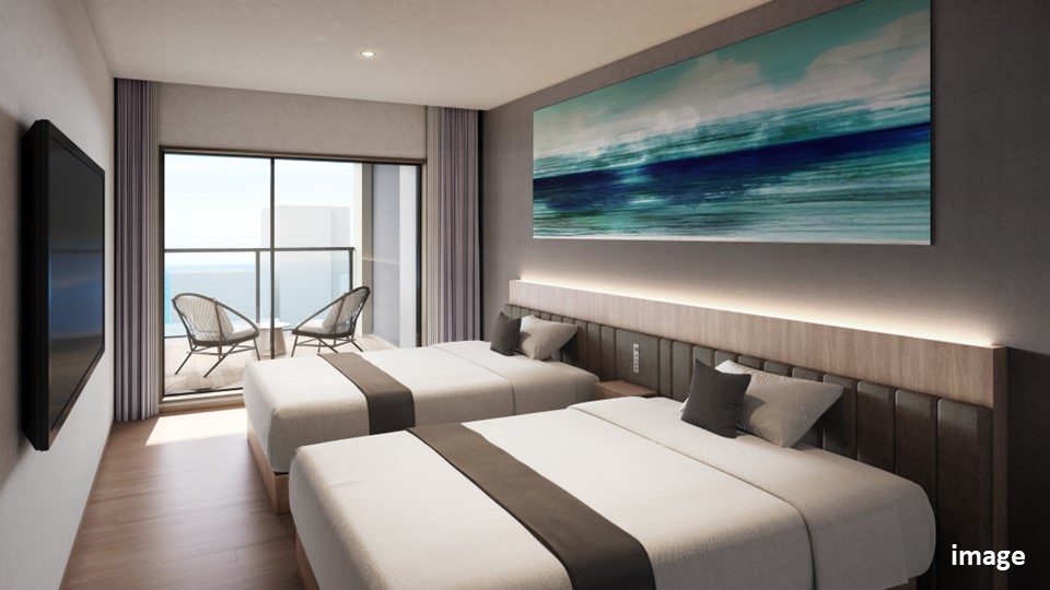 プレミアスイート寝室