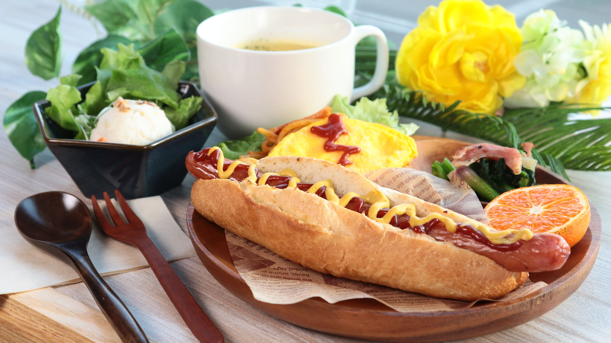 料理◆朝食_カフェ系モーニング全体*