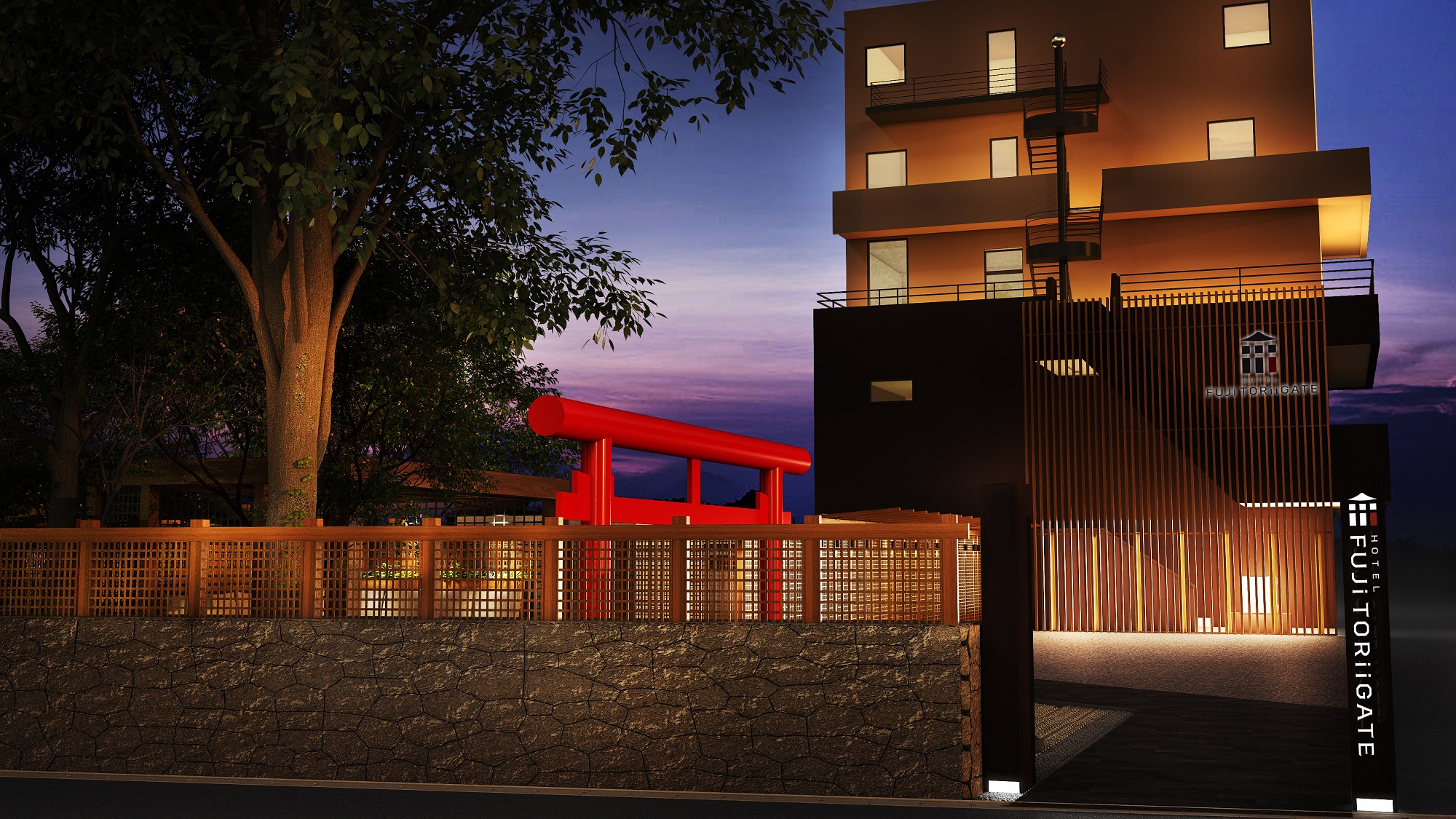 ホテル富士トリイゲート「外観」