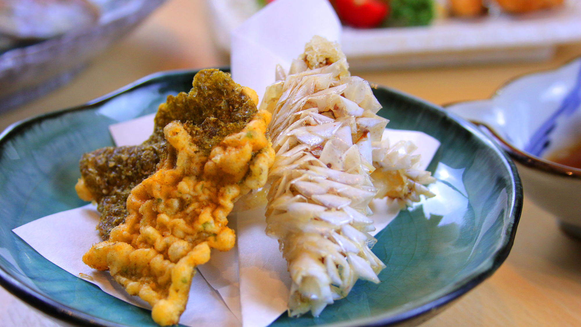 【敦賀真鯛フルコース】珍しい真鯛の松かさ揚げ