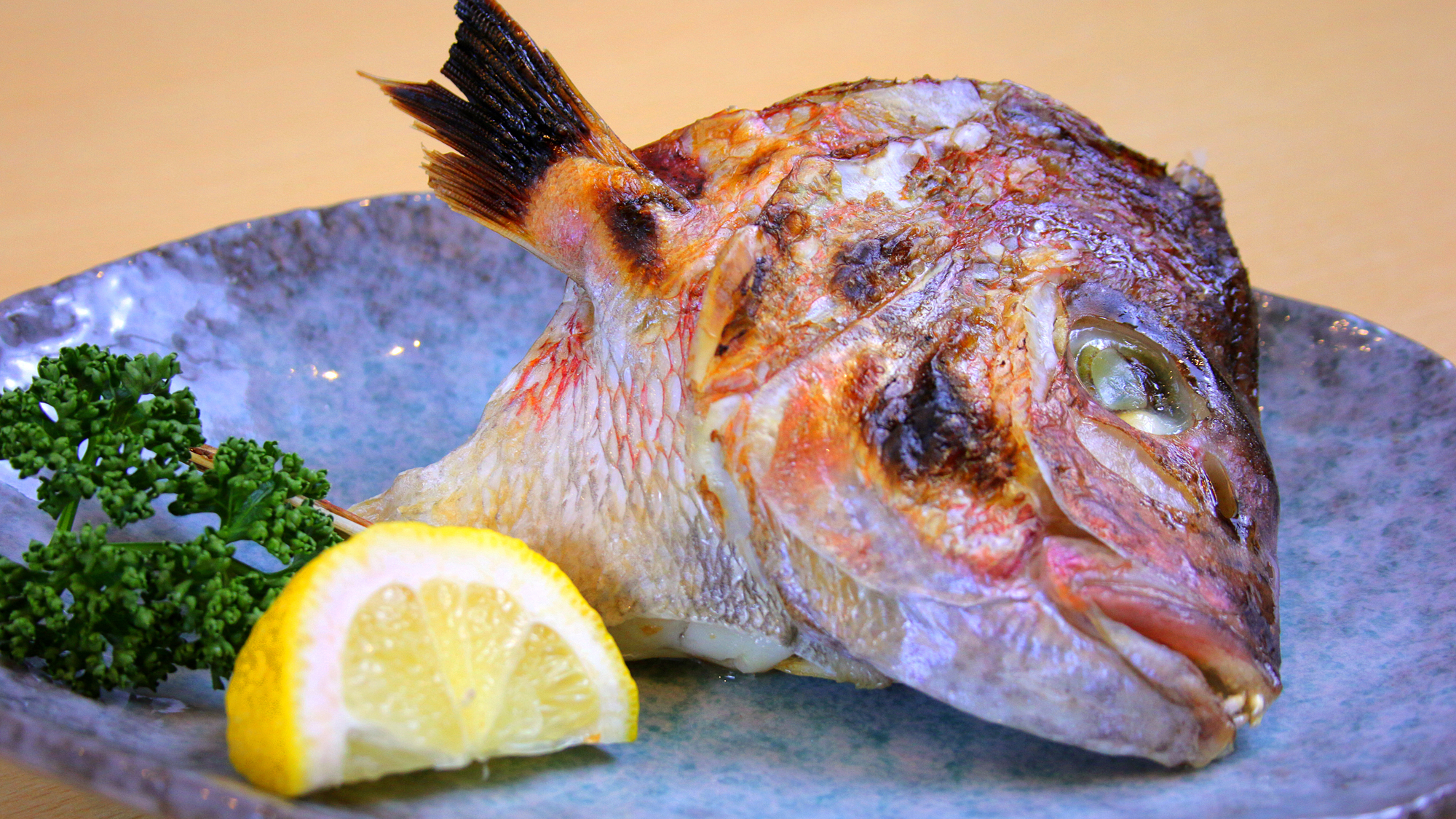 【敦賀真鯛フルコース】お頭焼き