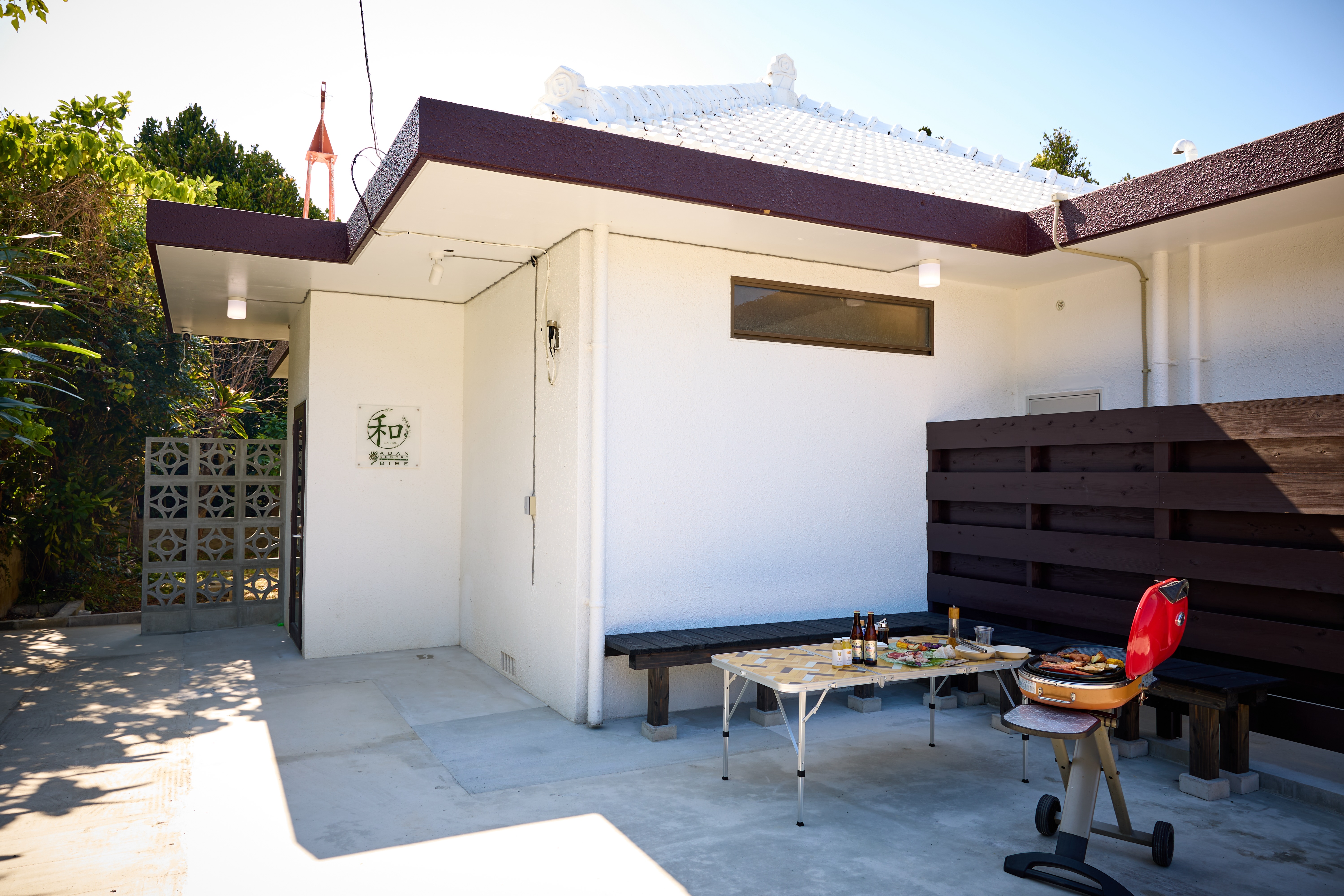 外観ーBBQスペース