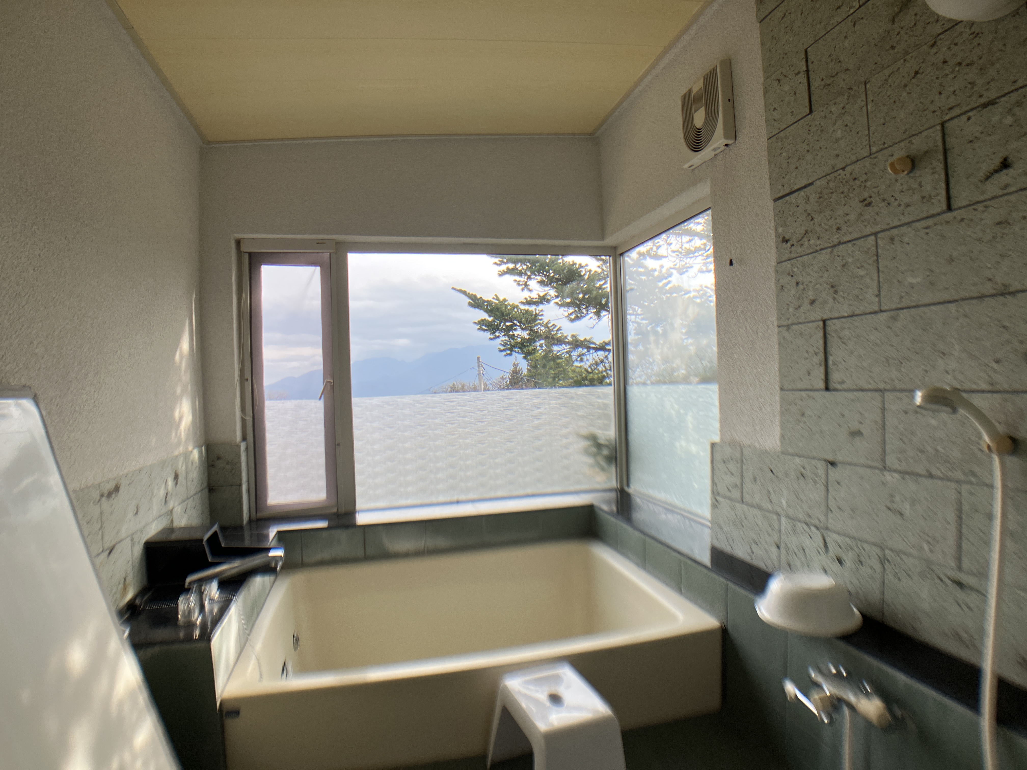 家族風呂はとても眺めがいいです