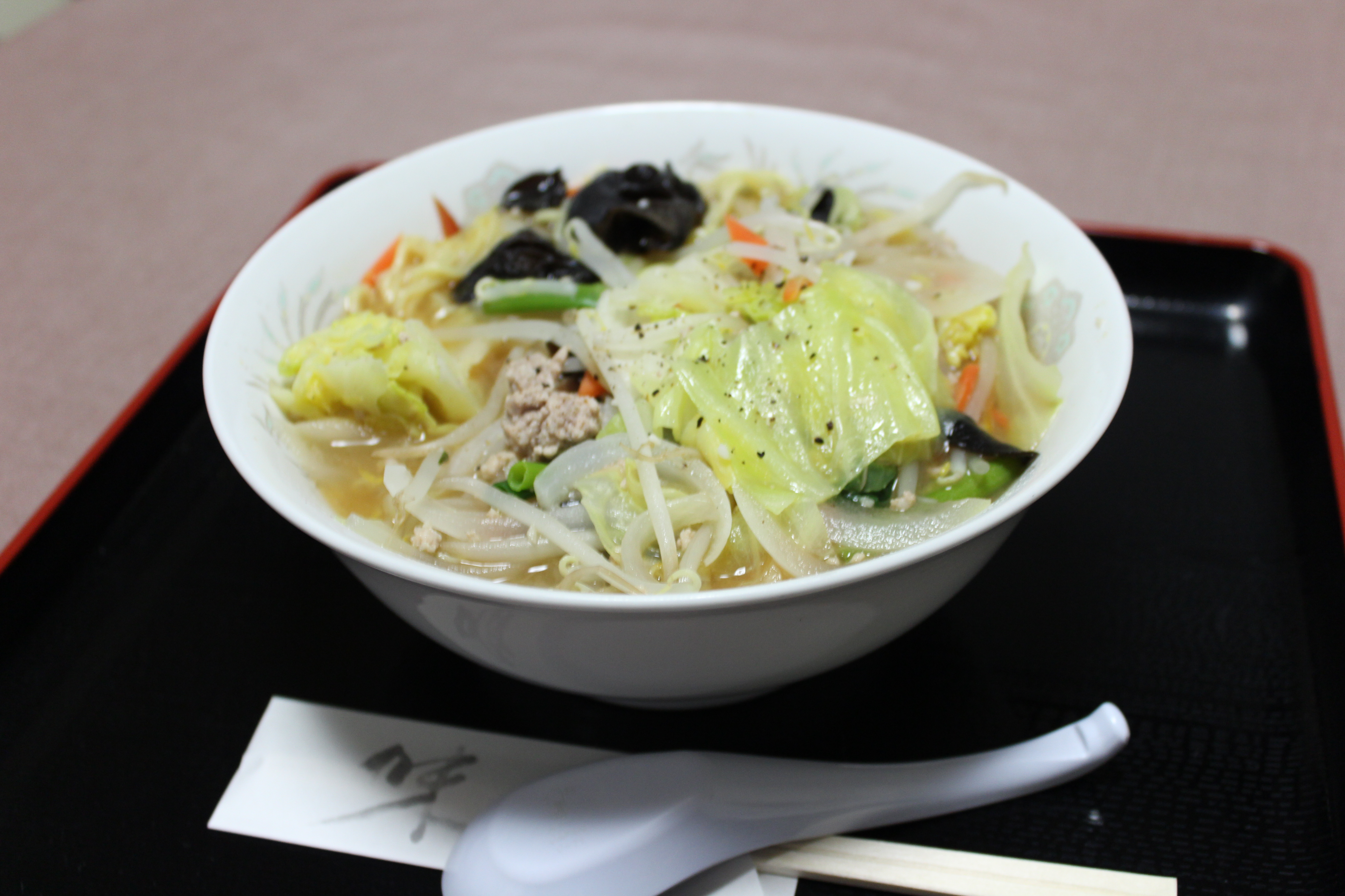 出前サービス「味噌ラーメン」