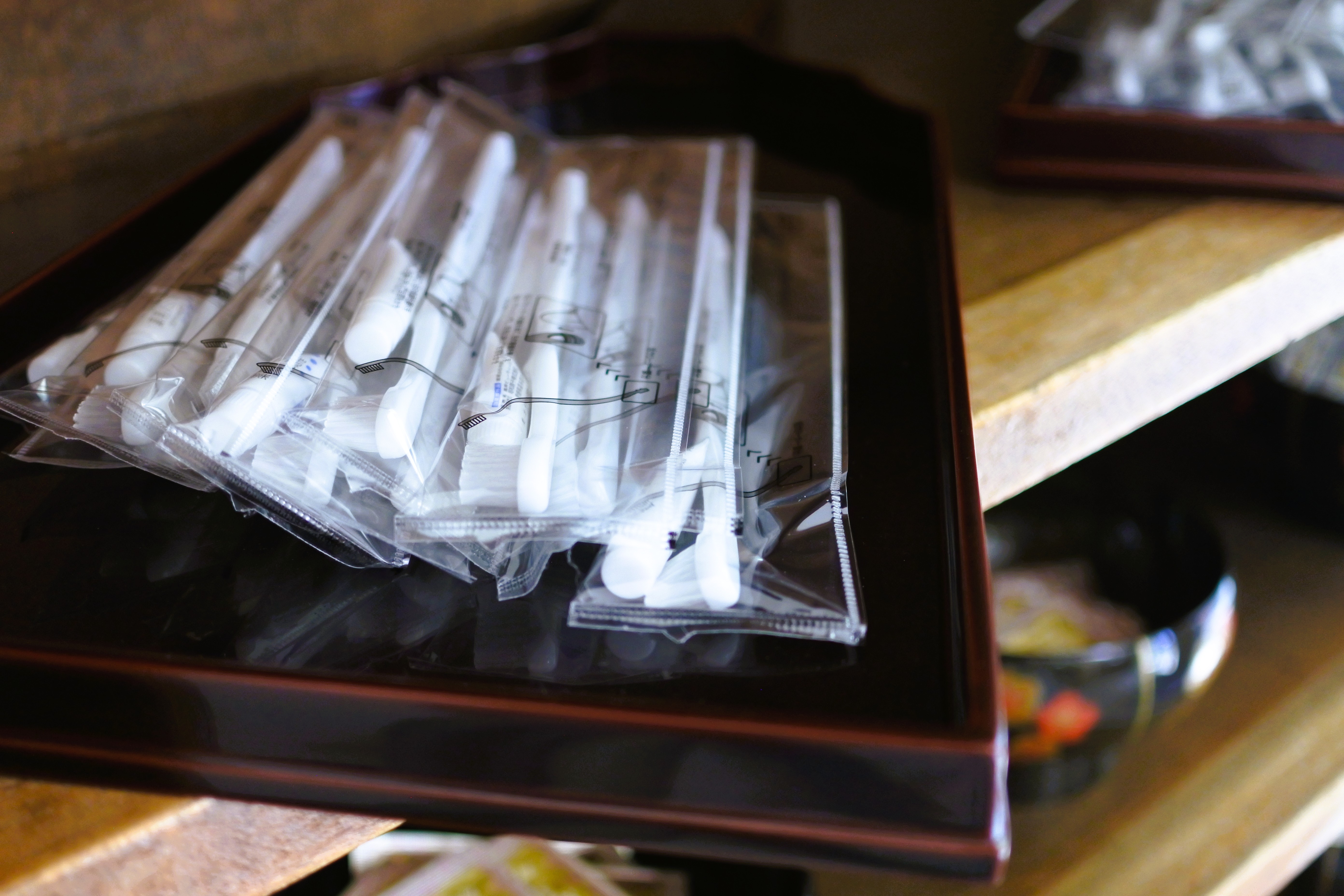 アメニティは「川の湯」にてお渡しします