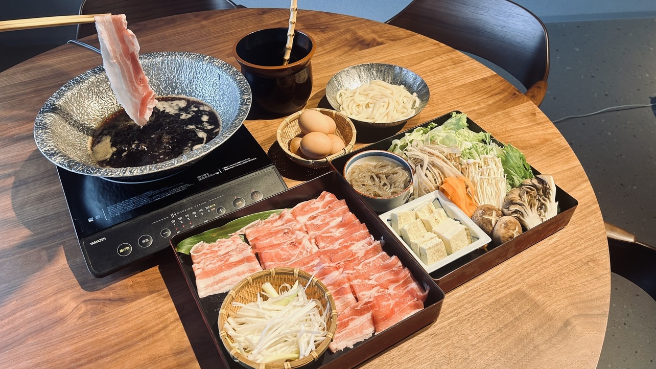 【１泊２食付き】オリーブ豚のすきしゃぶしゃぶプラン