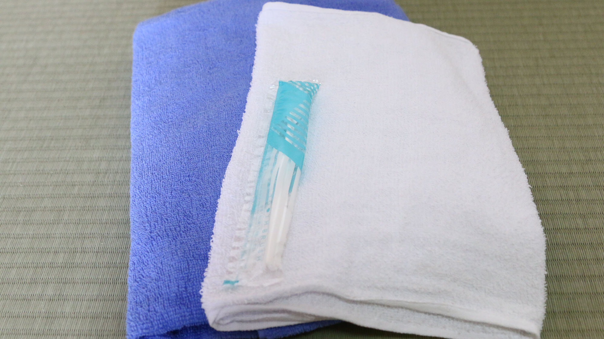 アメニティ&diams;フェイスタオルと歯ブラシのご提供です*