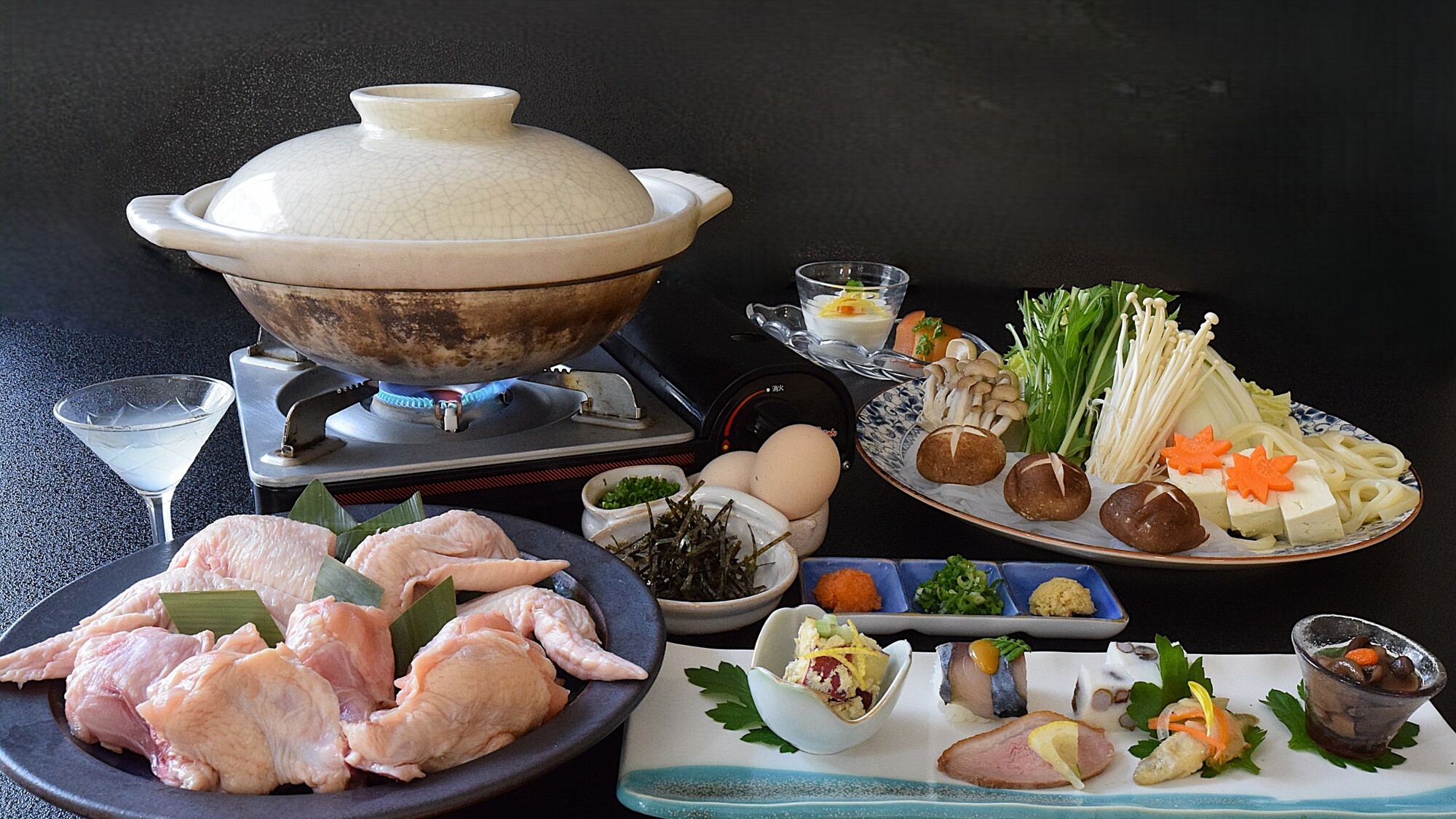 大山どり水炊き①