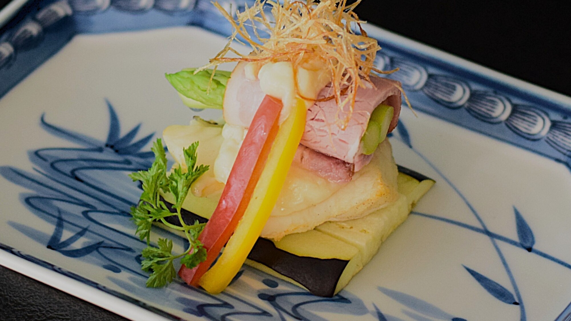 2025年秋会席　茄子とタラのムニエル