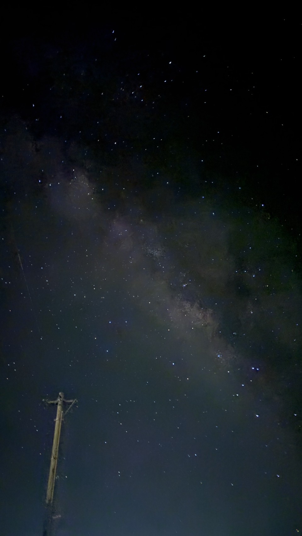 宿から見える満天の星空