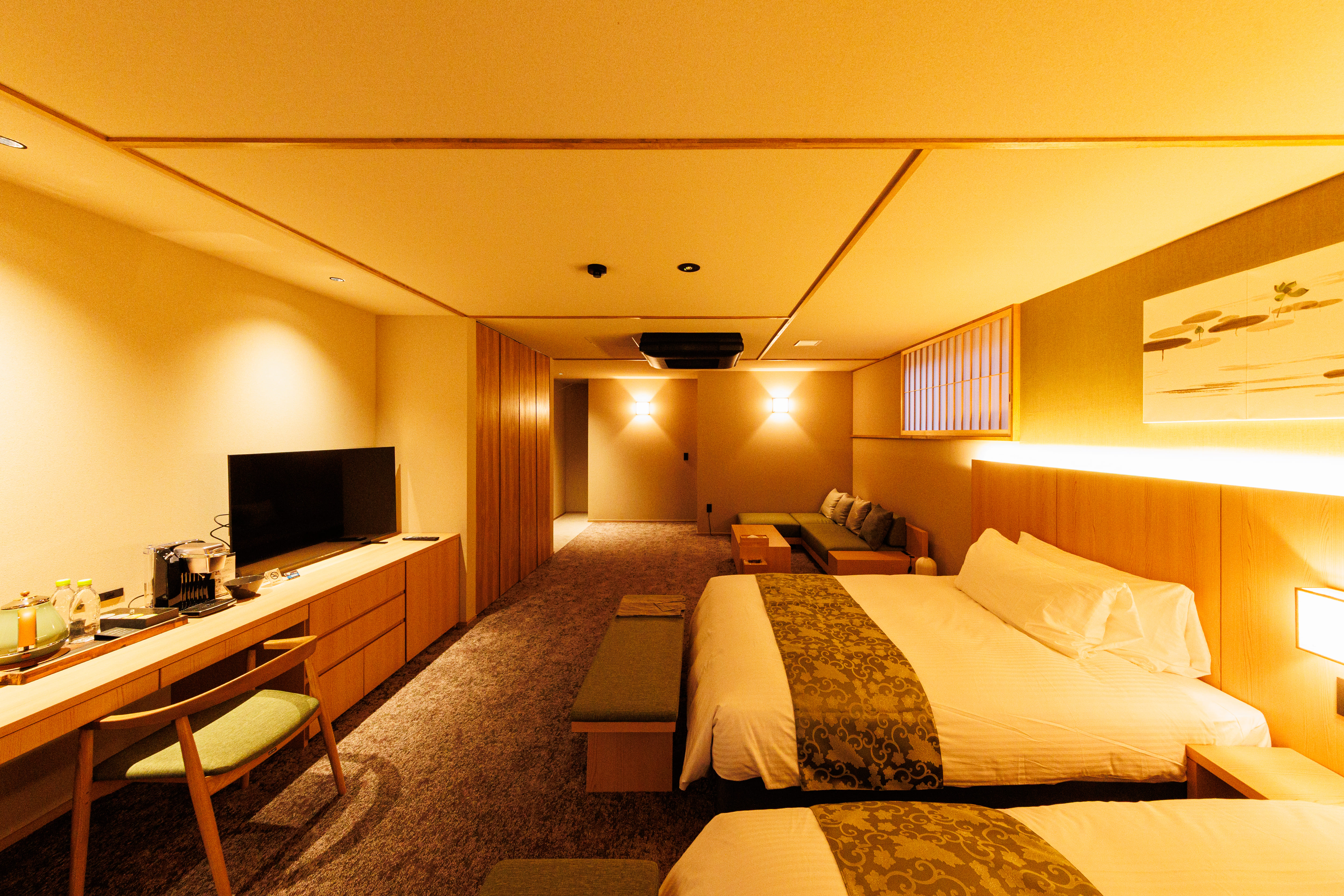 デラックスツイン　　　　　　　春日の森ビュ②