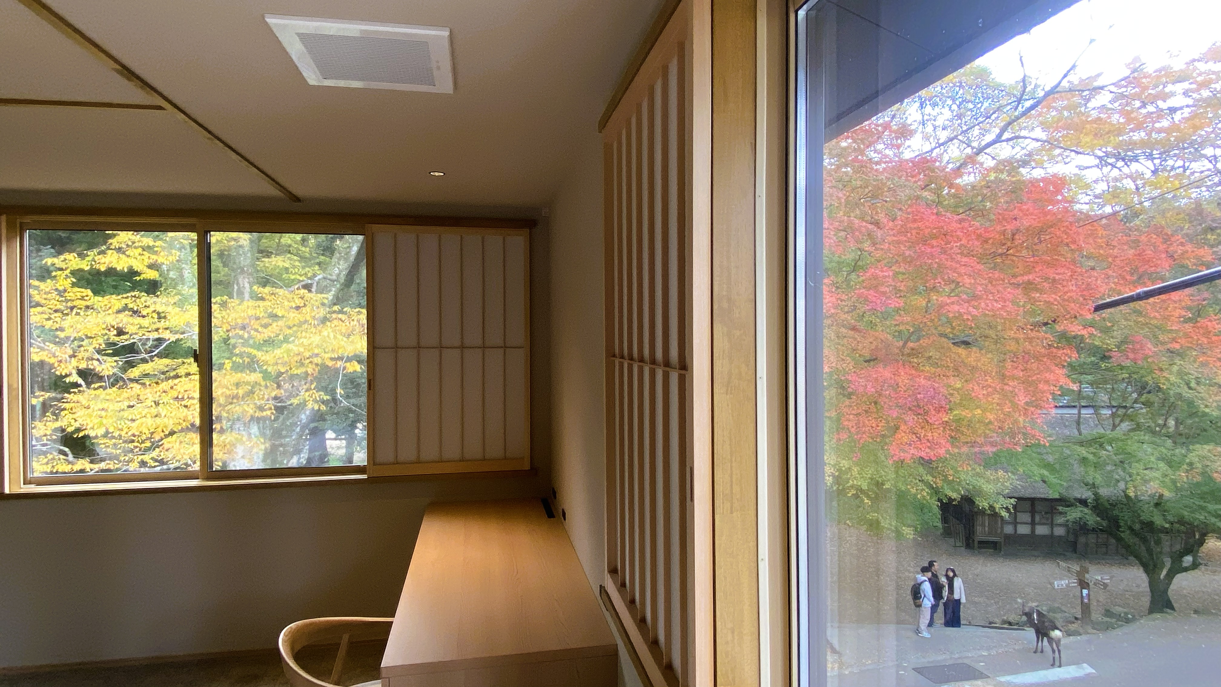 客室窓からの風景