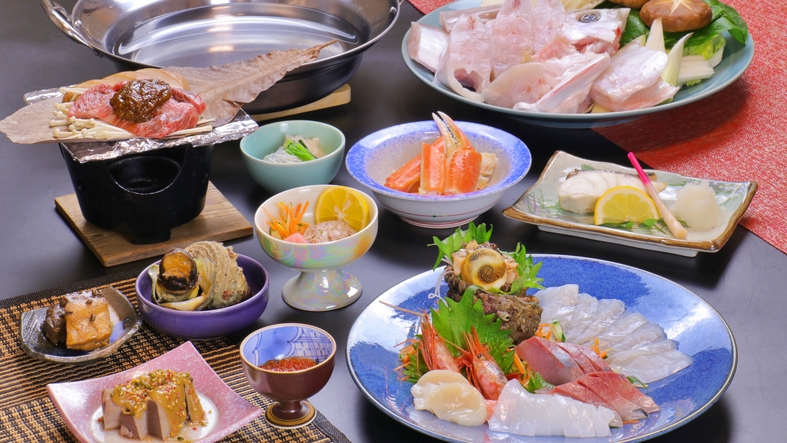 【魚鍋】ちょっと贅沢におっちゃんの海のごちそうコース♪（1泊２食付）