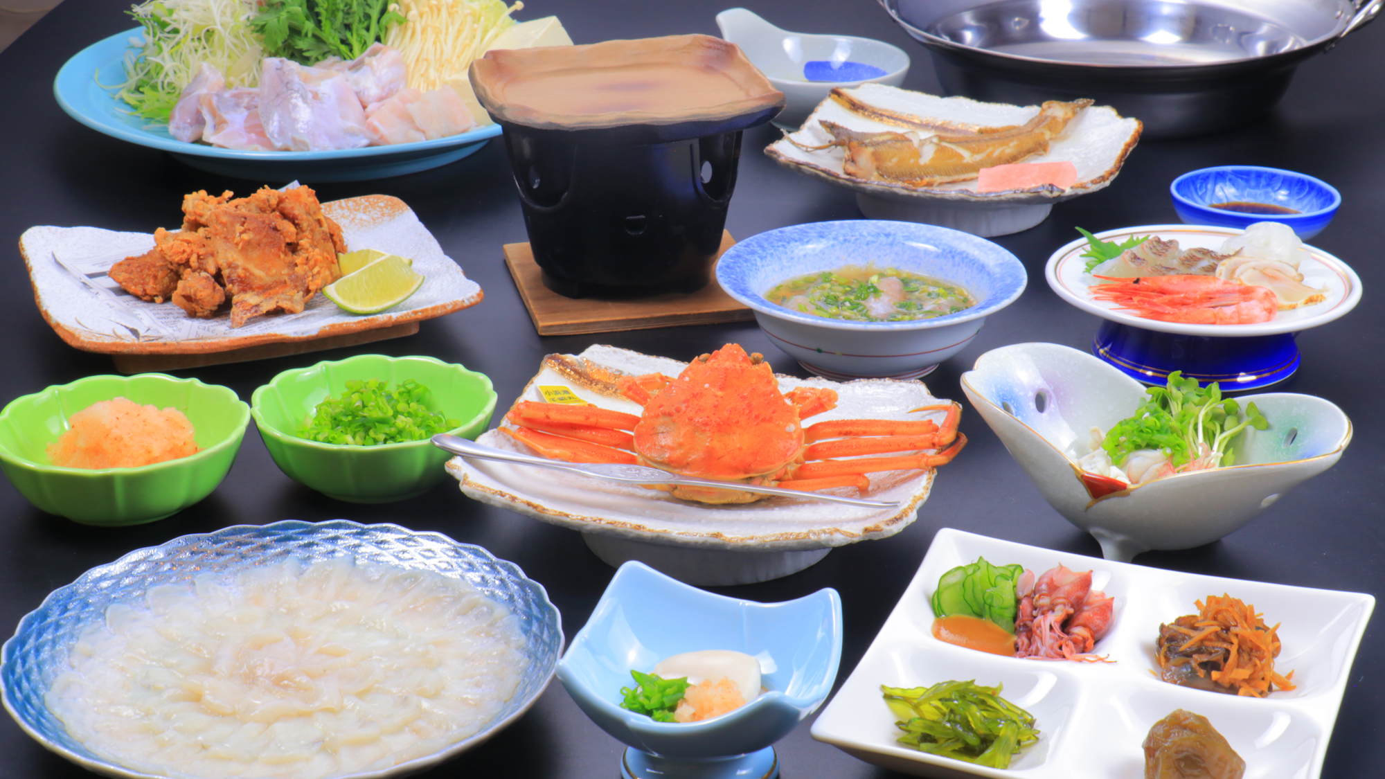 【ふぐ・冷凍姿ガニコース】