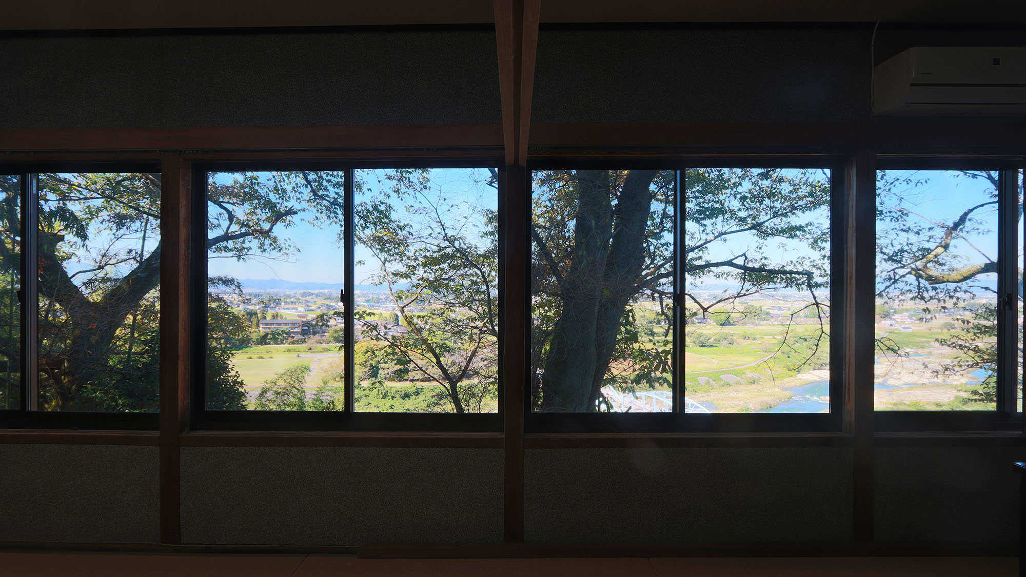 食事処からの眺望は抜群