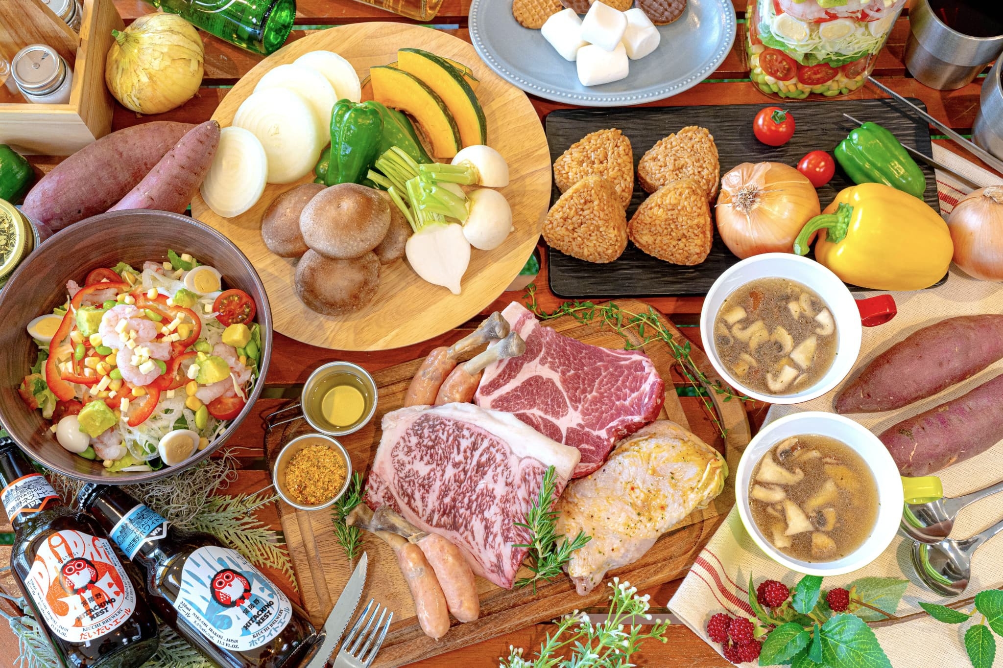 ”THE RINNE BBQ GRILL” コースプラン（1泊2食付）