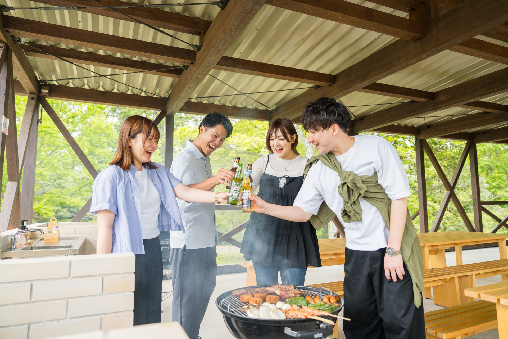 アウトドアBBQ
