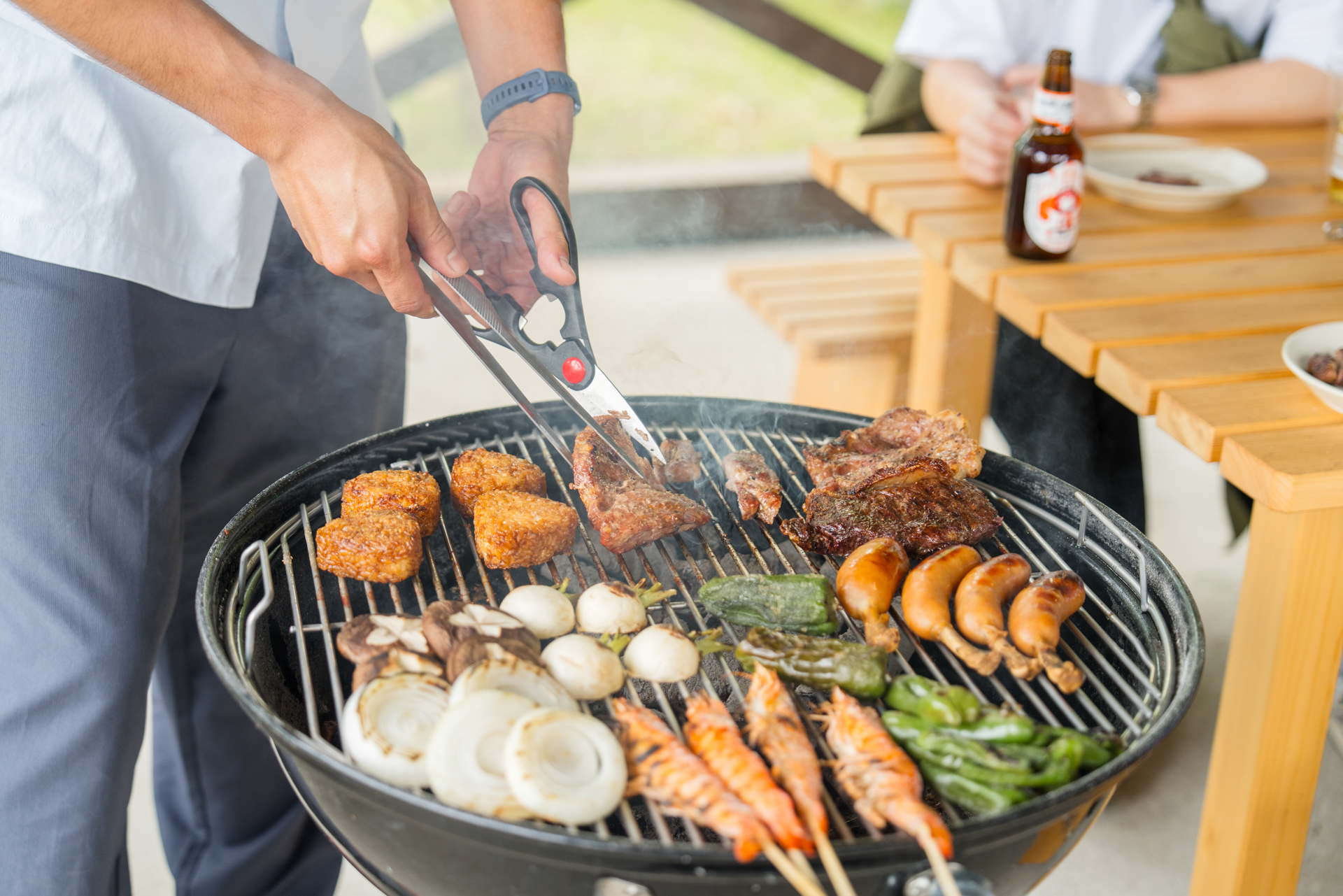 アウトドアBBQ