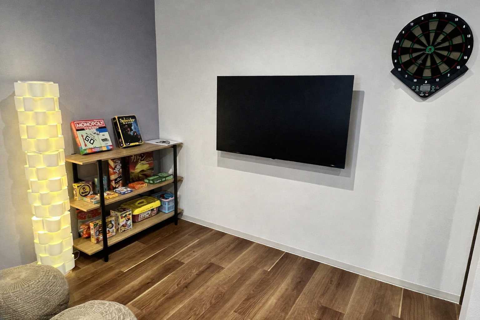 テレビ、ボードゲーム