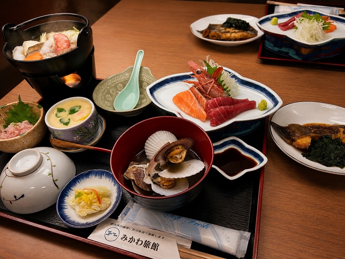 【2026夏限定プラン】お一人様専用夕食付き / みやこの旬を食べ尽くす海鮮盛りだくさんプラン