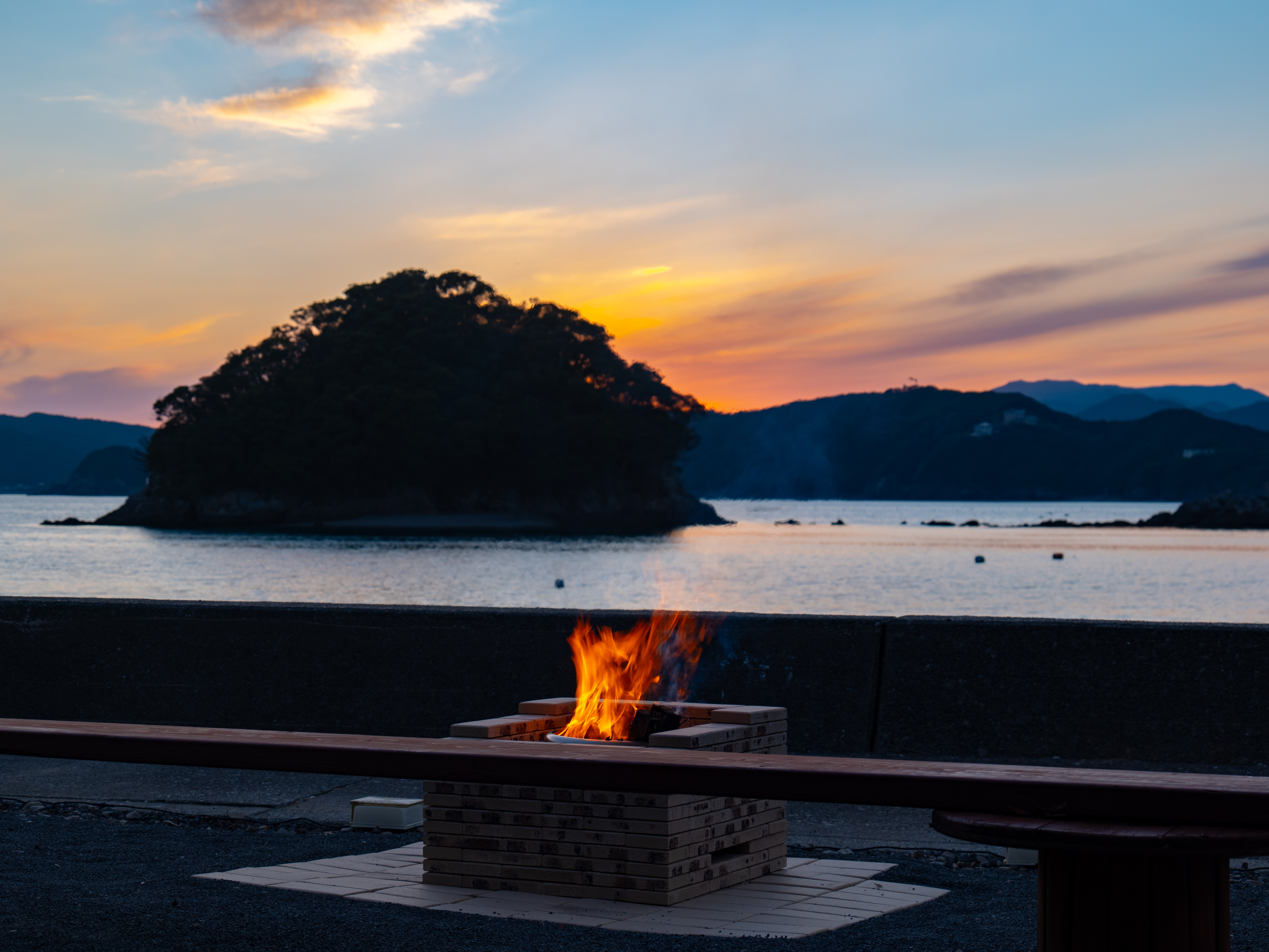 焚き火スペース