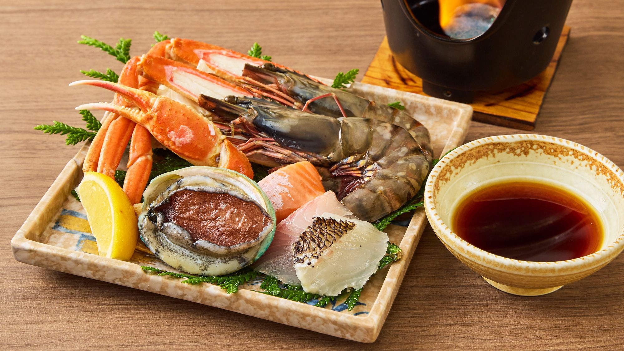 日替わりの「海鮮焼き」付き！蟹料理も食べ放題　ロイヤルビュッフェプラン　＜11〜3月・夢＞