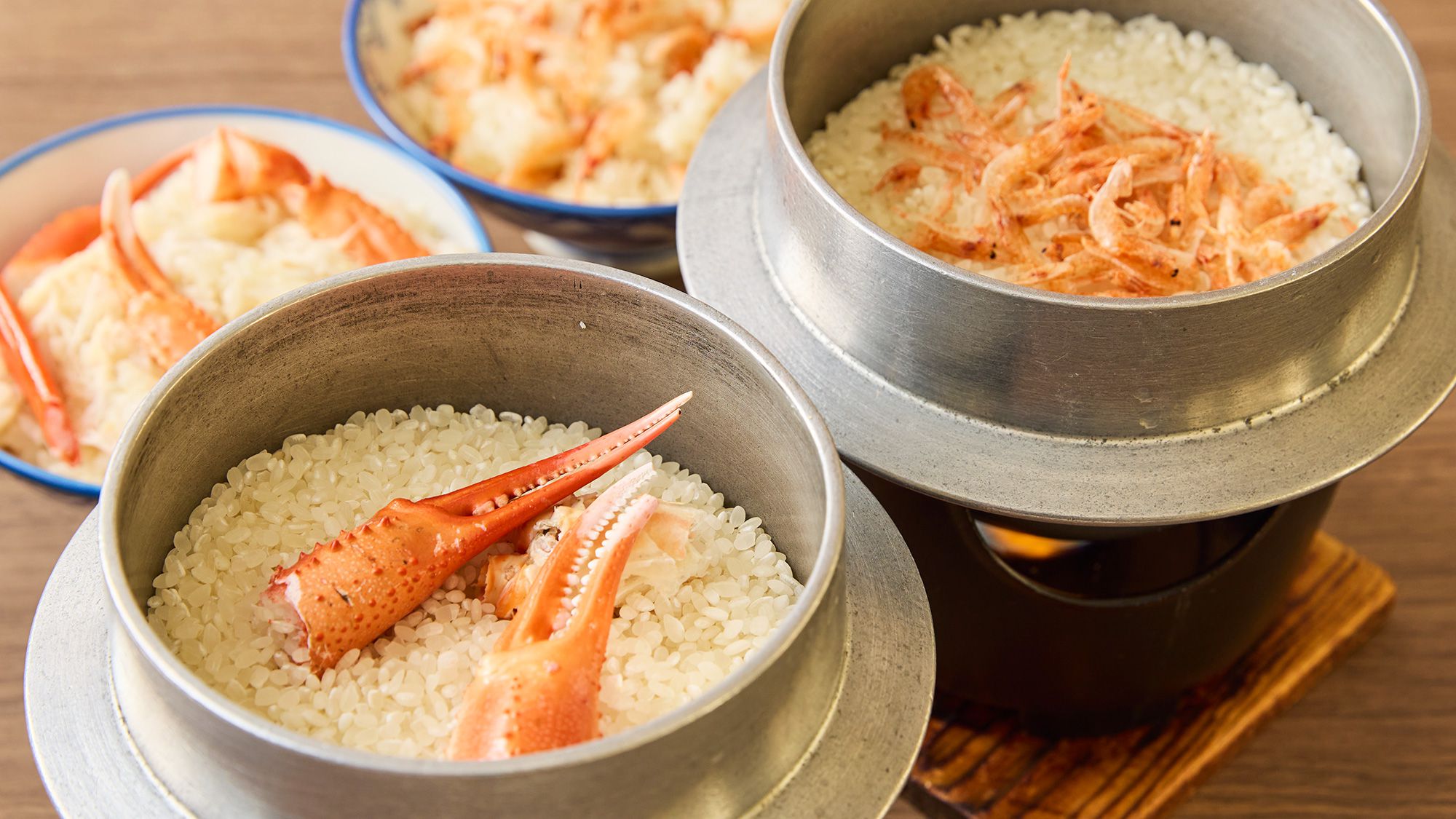 〇釜飯(蟹は冬季限定)　※イメージ
