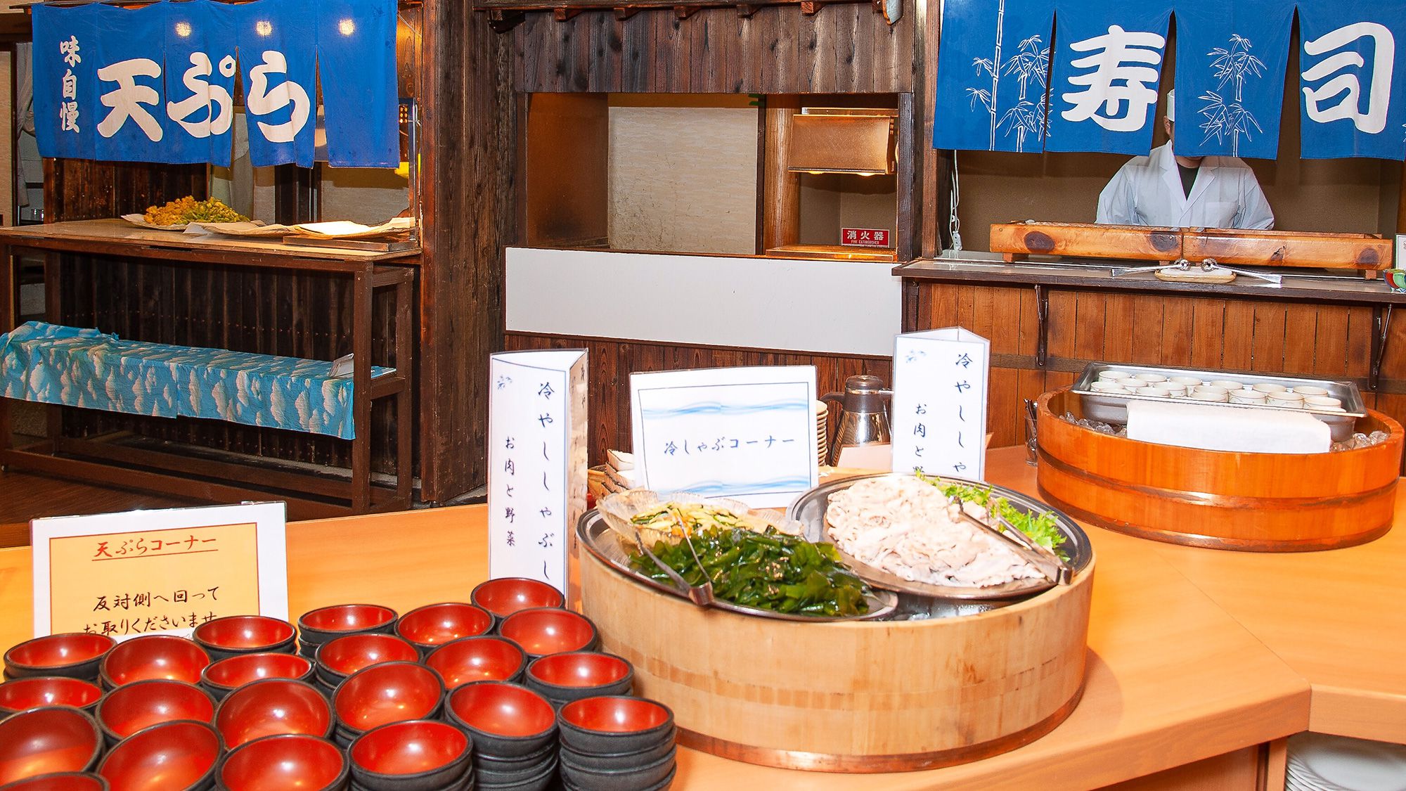 〇夕食バイキング　※イメージ