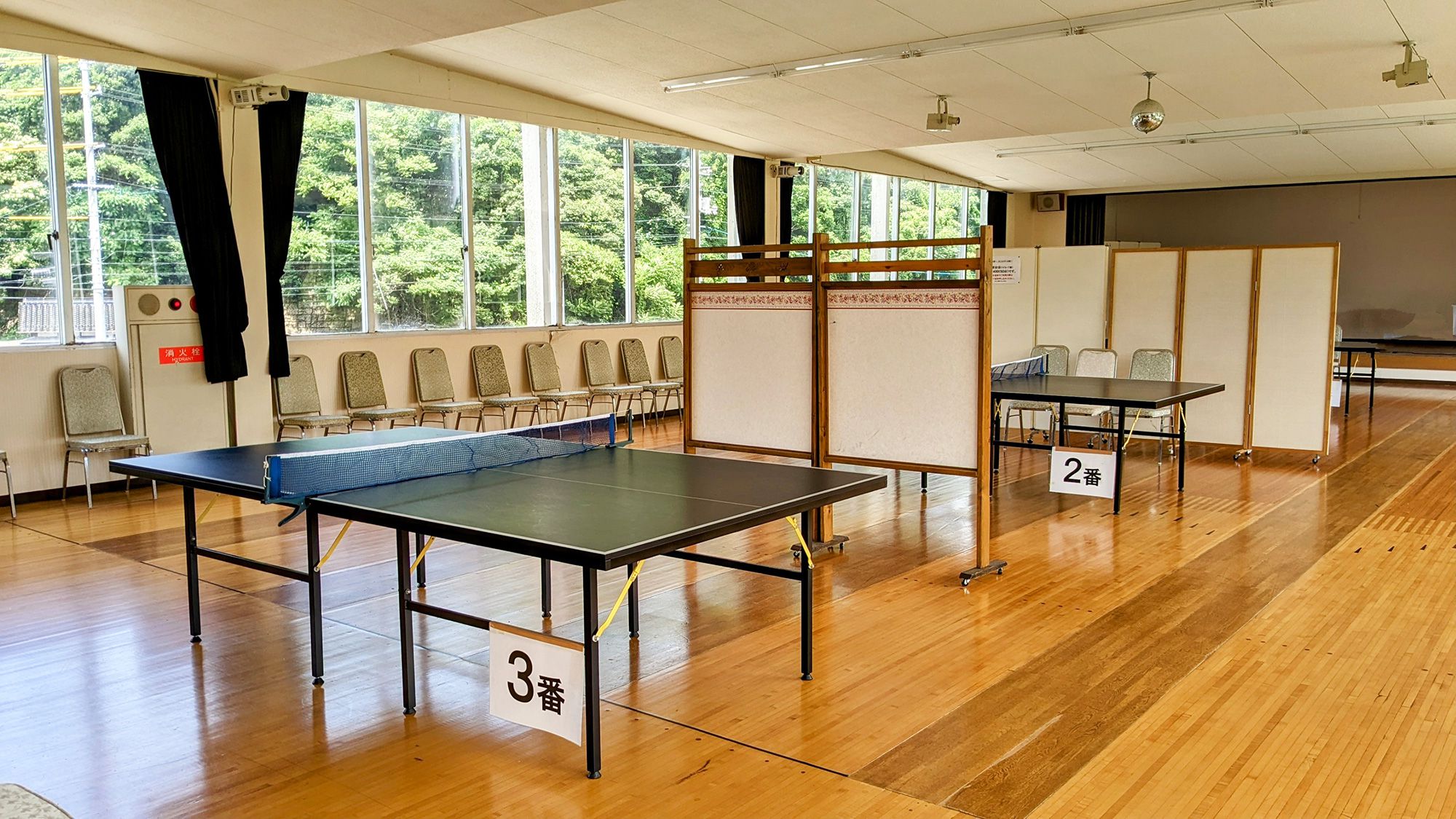 〇卓球会場