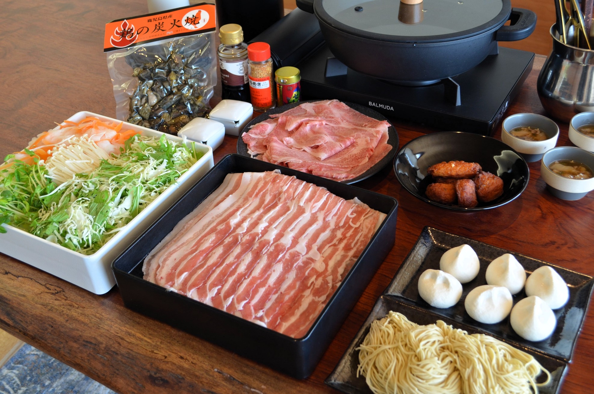 鹿児島黒牛＆黒豚しゃぶと自家焙煎の珈琲を味わう｜夕・朝食付き