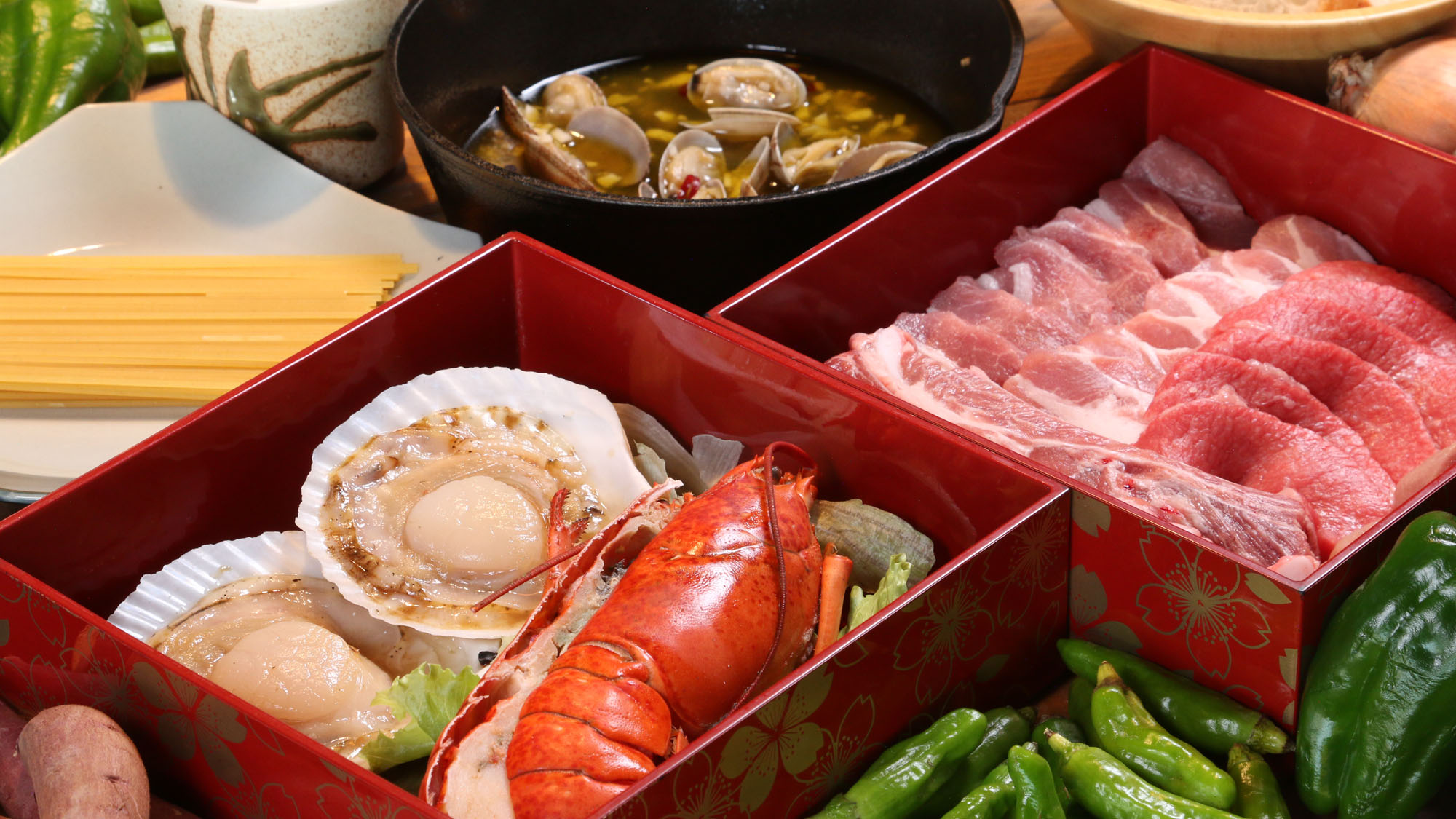 夕食◆自然の中で楽しめるBBQ！*