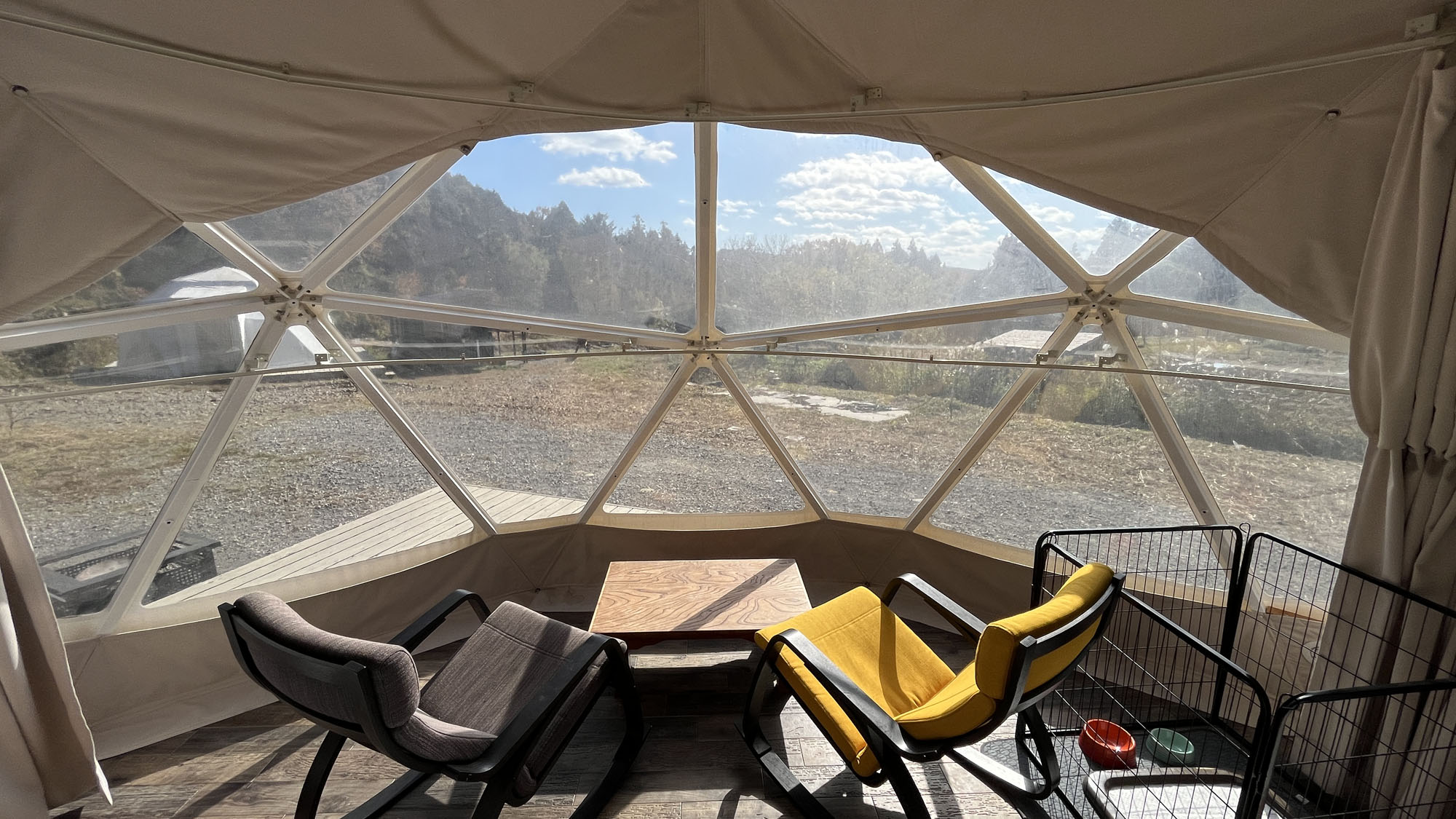 ドッグドームテント◆大型犬も宿泊可能です*