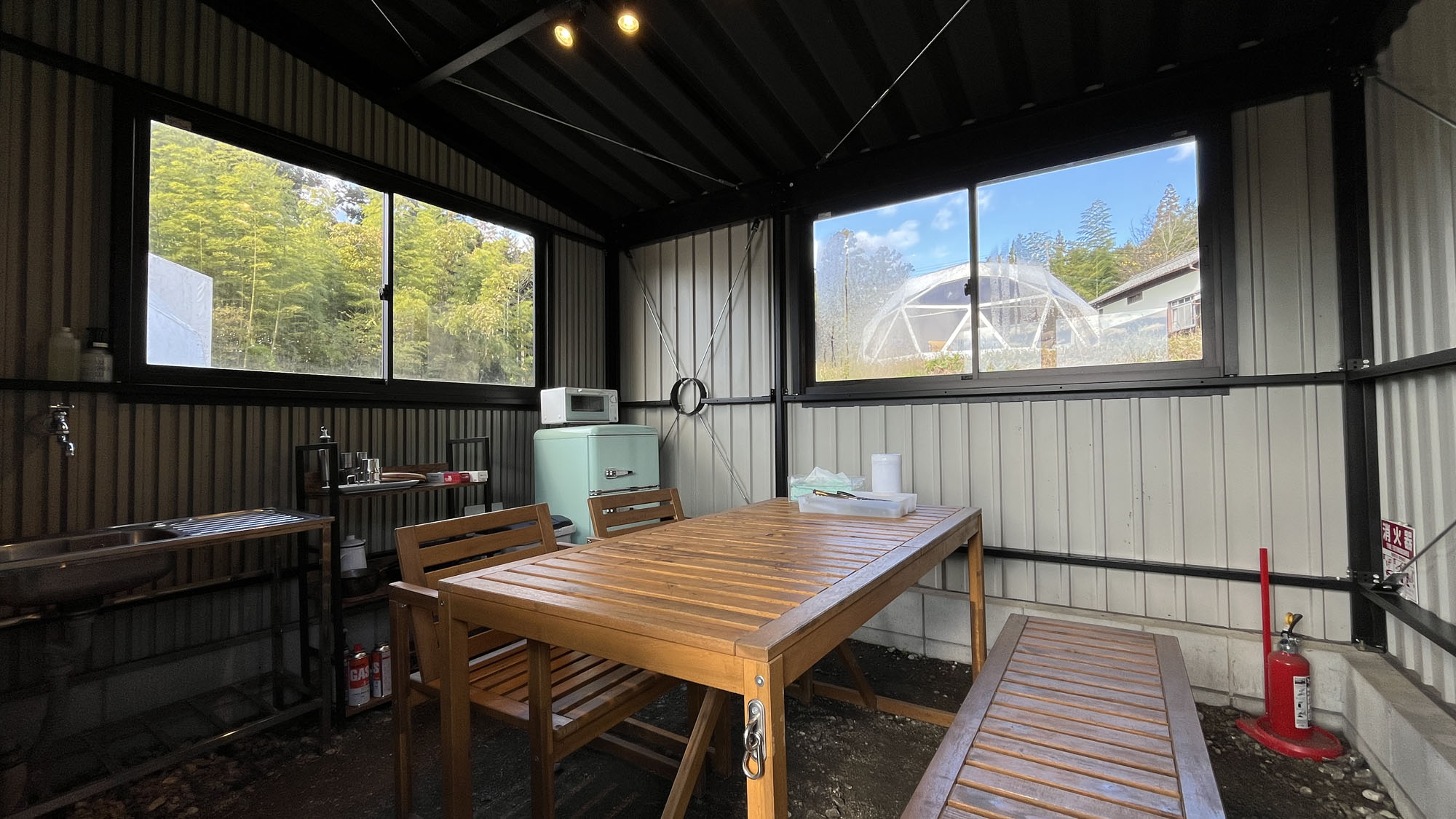 ドッグドーム◆お食事スペース*