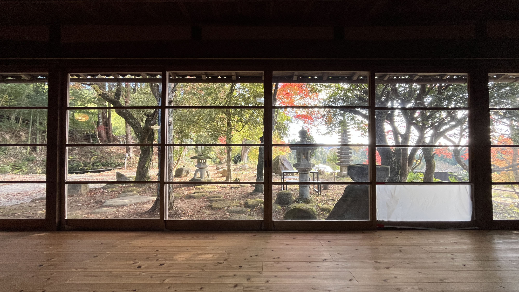 母屋◆広間からの景色*