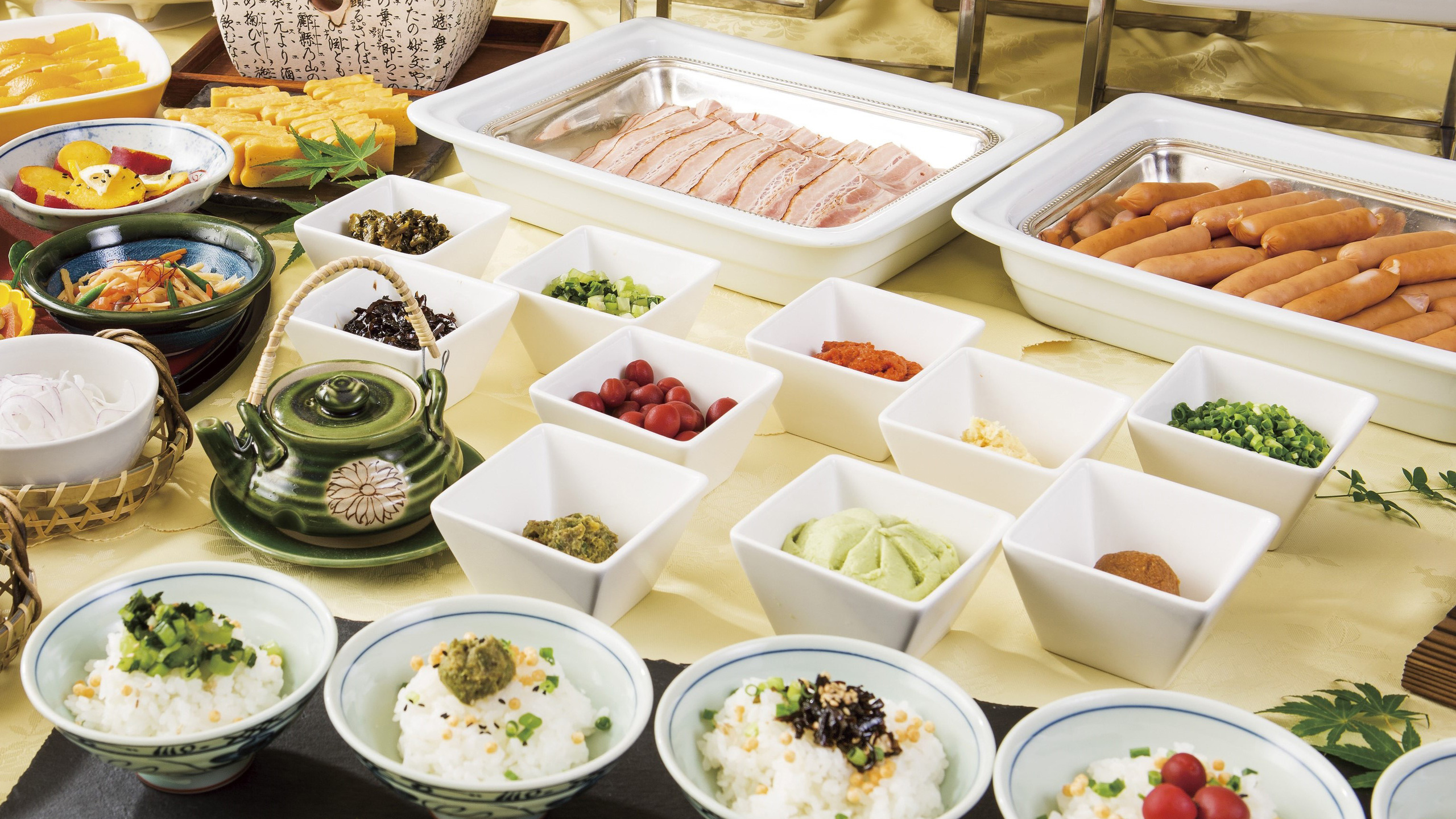 全40品目以上の和洋食ビュッフェを取り揃えております。